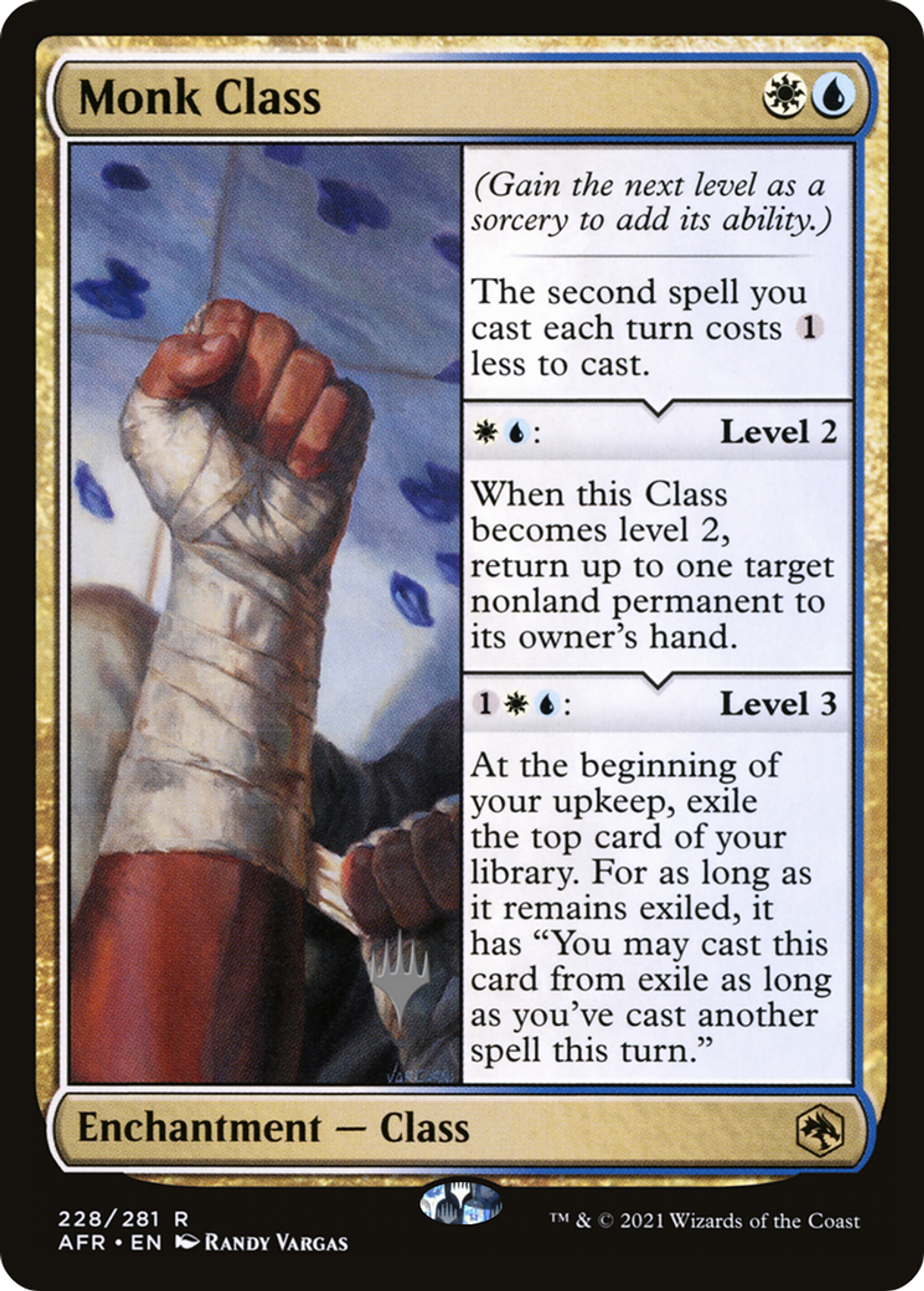 Monk Class — Adventures in the Forgotten Realms Promos — Magic: The Gathering