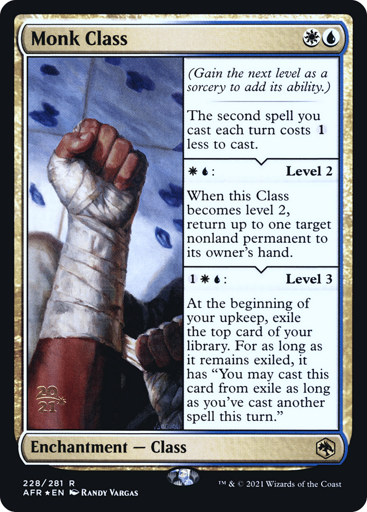 Monk Class — Adventures in the Forgotten Realms Promos — Magic: The Gathering