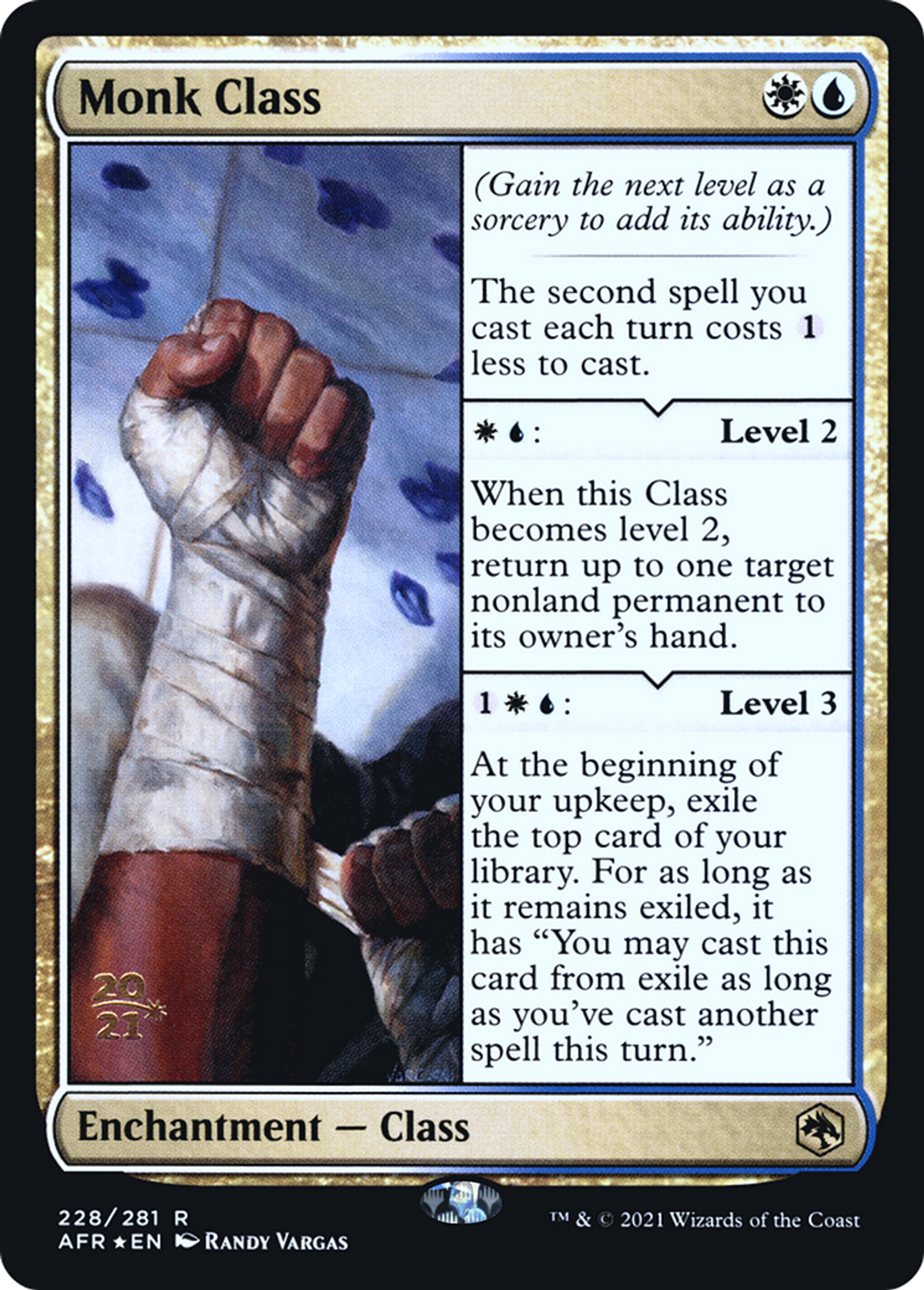 Monk Class — Adventures in the Forgotten Realms Promos — Magic: The Gathering