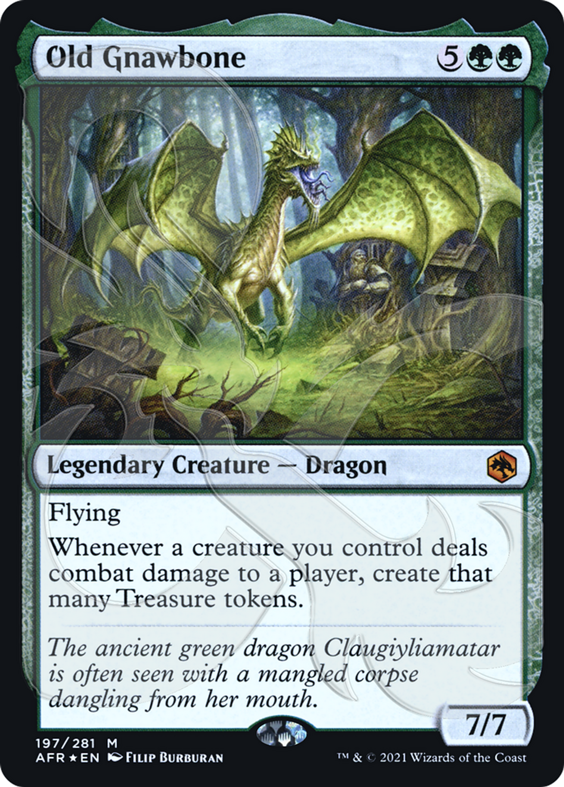 Old Gnawbone — Adventures in the Forgotten Realms Promos — Magic: The Gathering
