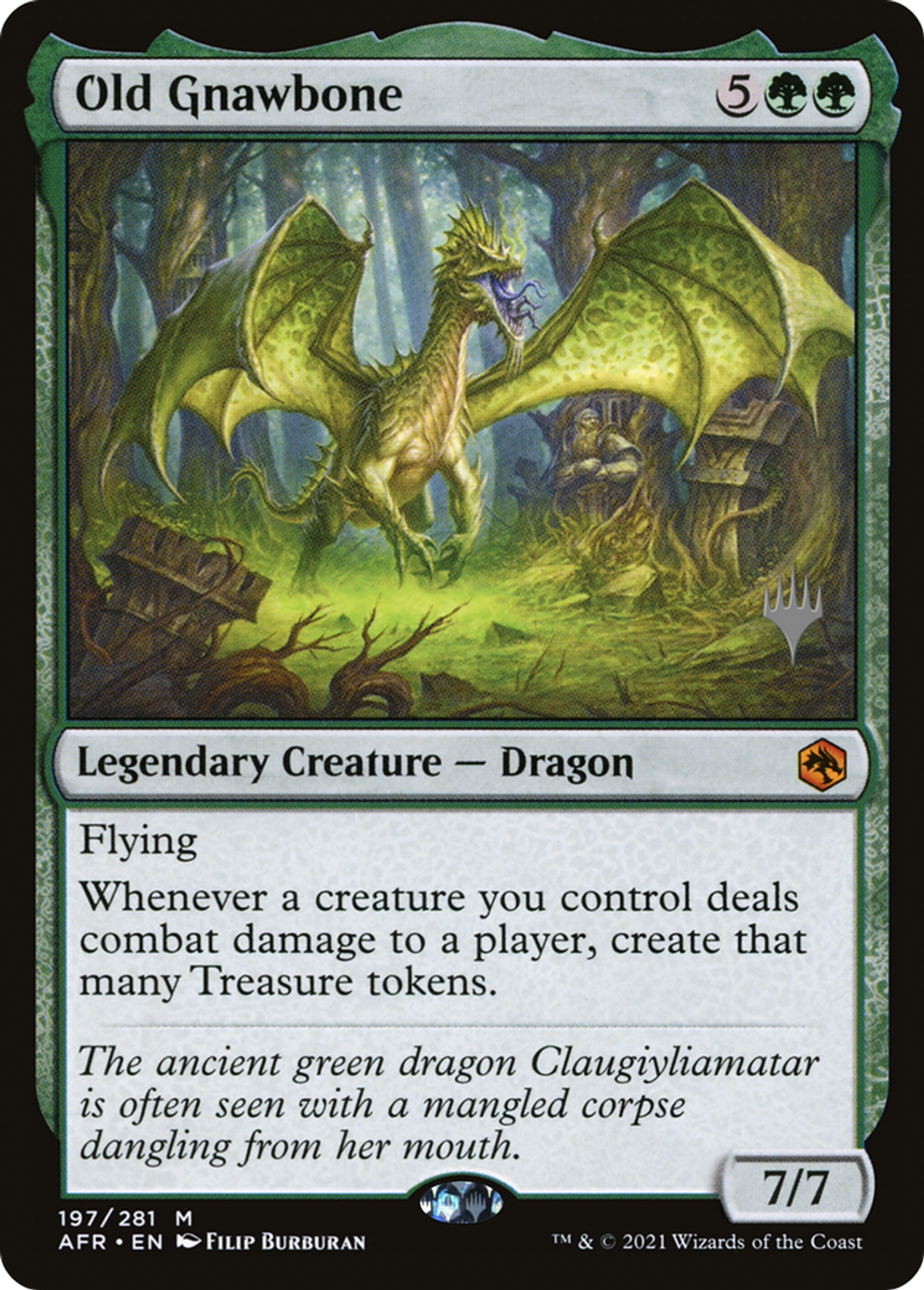 Old Gnawbone — Adventures in the Forgotten Realms Promos — Magic: The Gathering