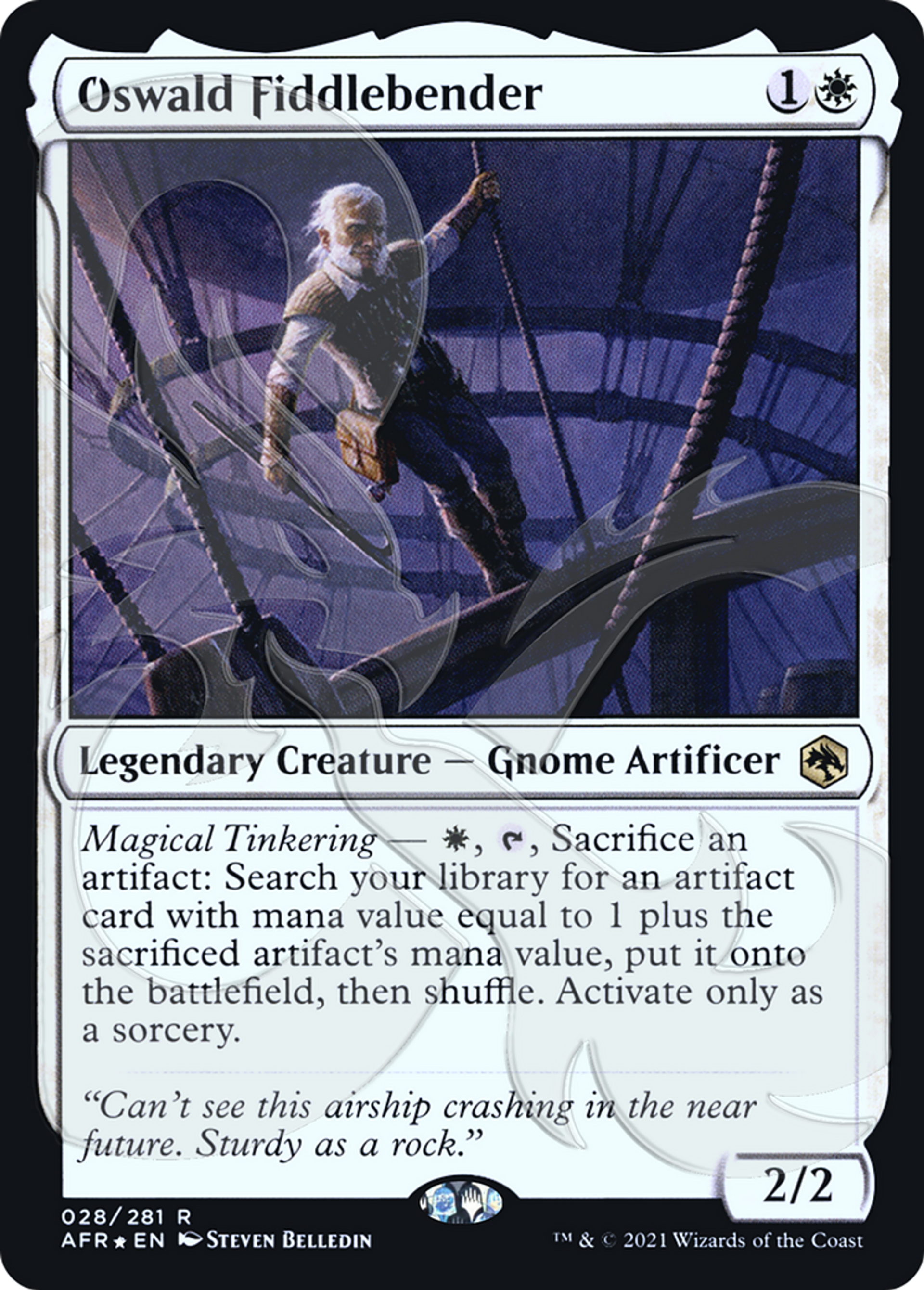 Oswald Fiddlebender — Adventures in the Forgotten Realms Promos — Magic: The Gathering