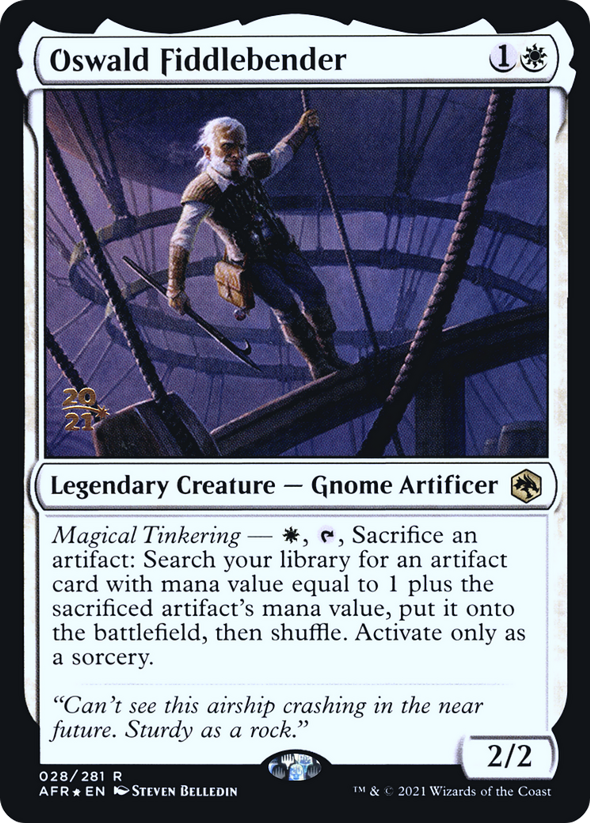 Oswald Fiddlebender — Adventures in the Forgotten Realms Promos — Magic: The Gathering