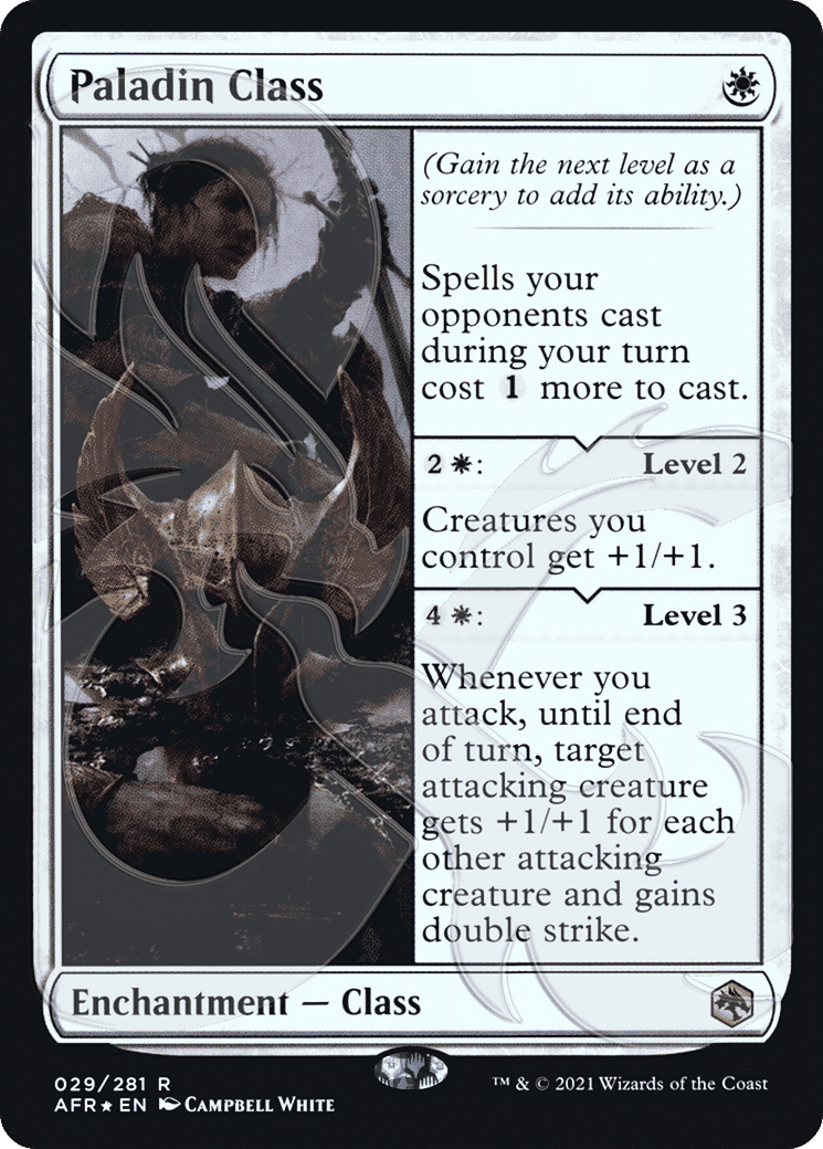 Paladin Class — Adventures in the Forgotten Realms Promos — Magic: The Gathering
