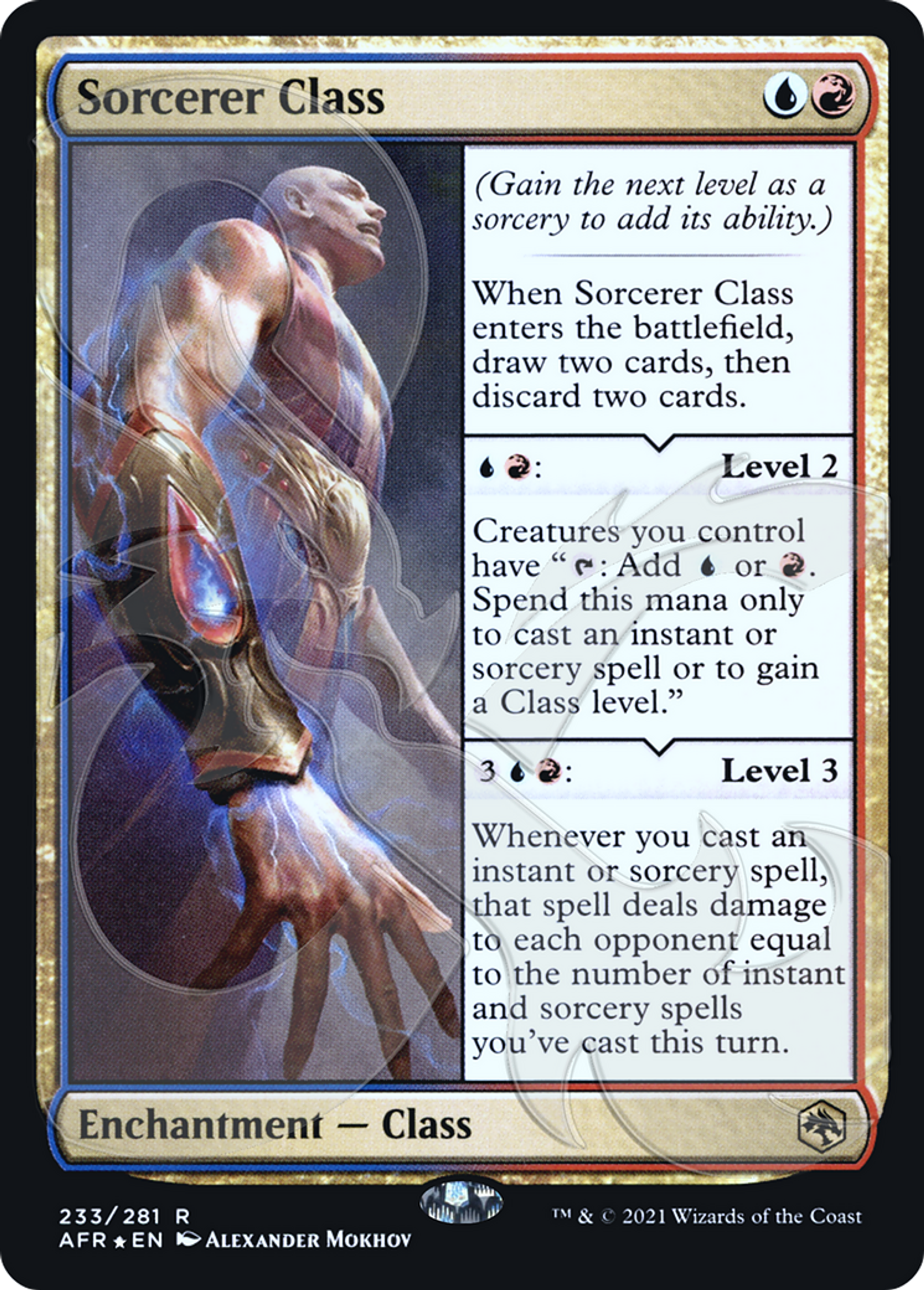Sorcerer Class — Adventures in the Forgotten Realms Promos — Magic: The Gathering
