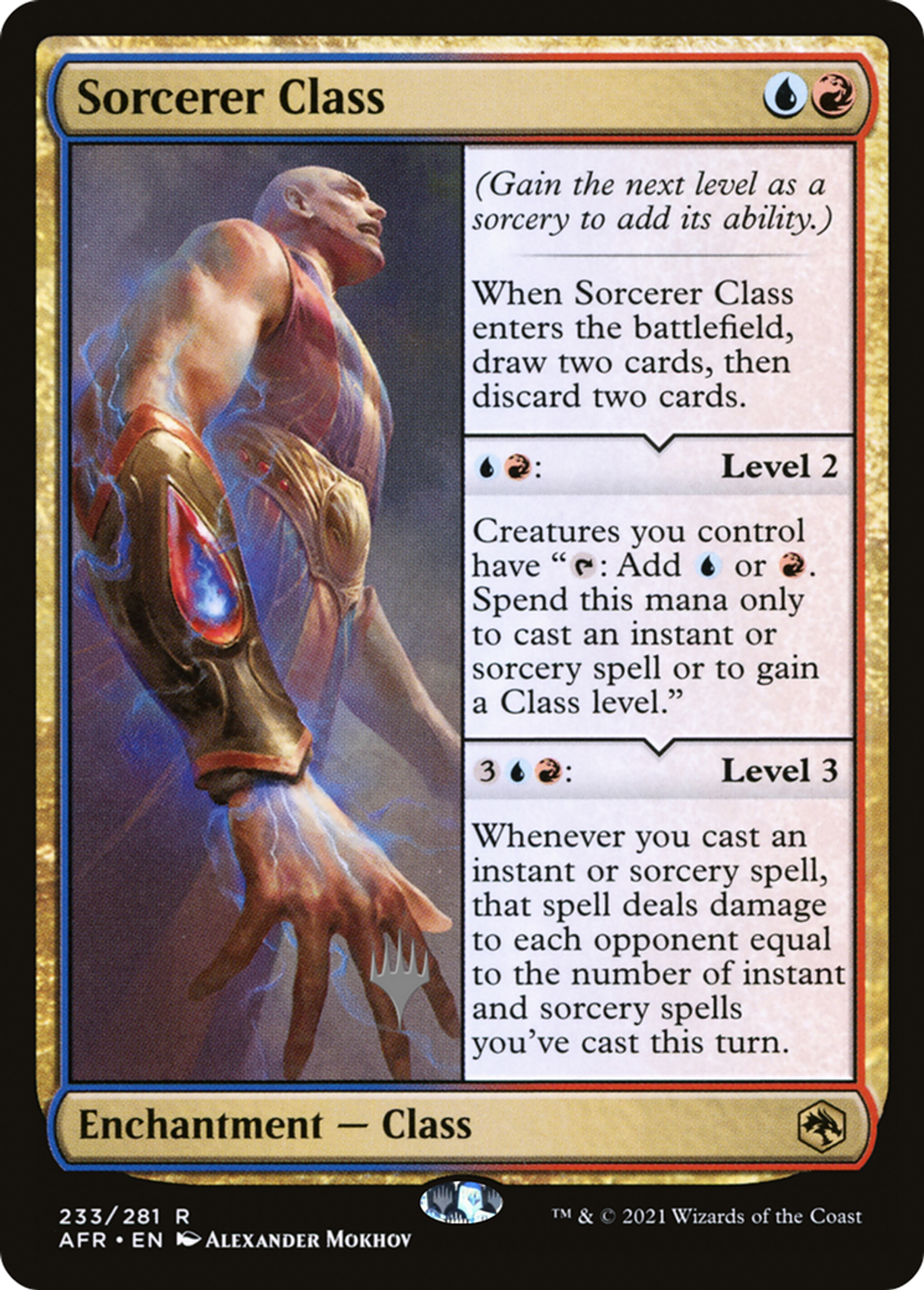 Sorcerer Class — Adventures in the Forgotten Realms Promos — Magic: The Gathering