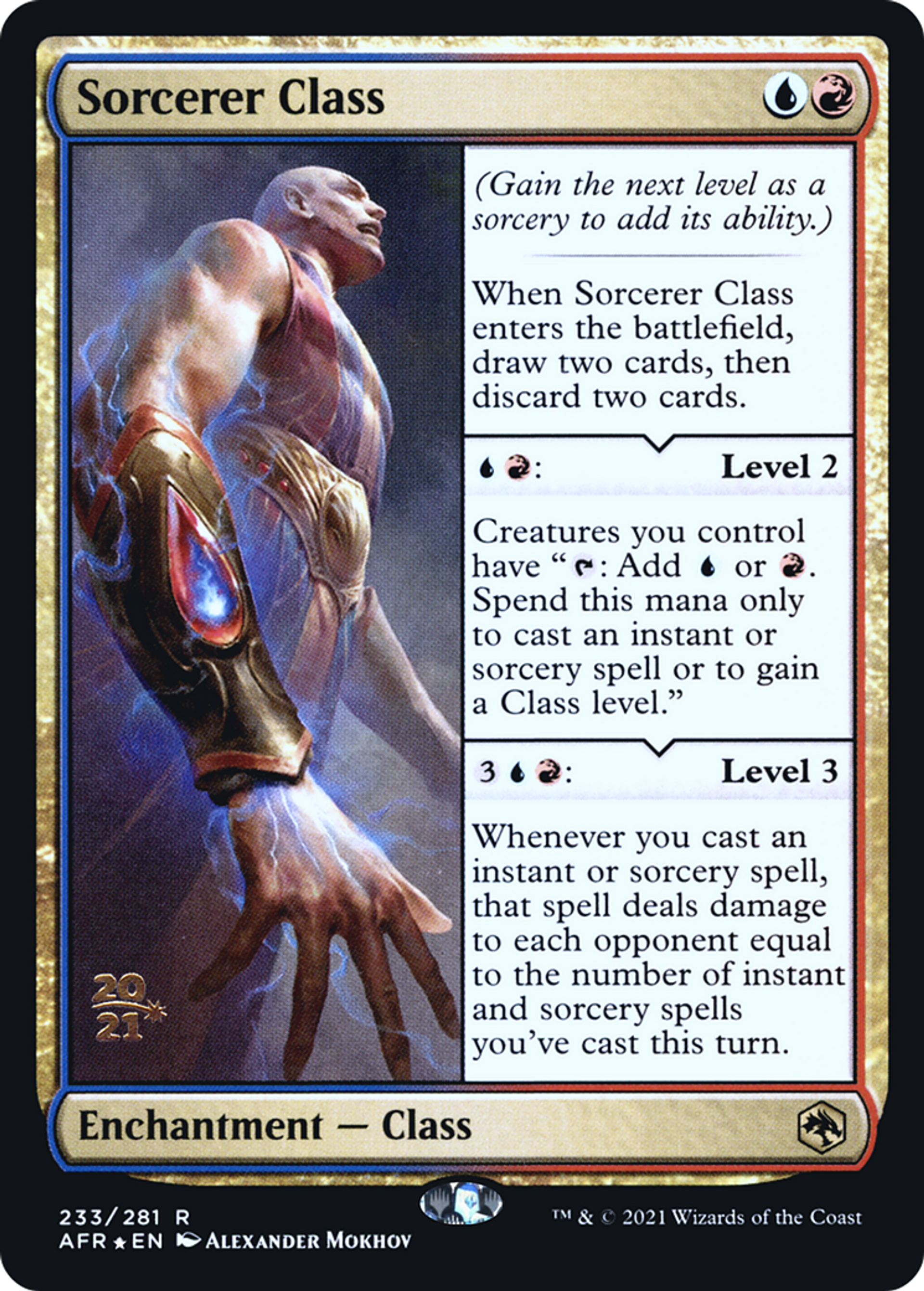 Sorcerer Class — Adventures in the Forgotten Realms Promos — Magic: The Gathering
