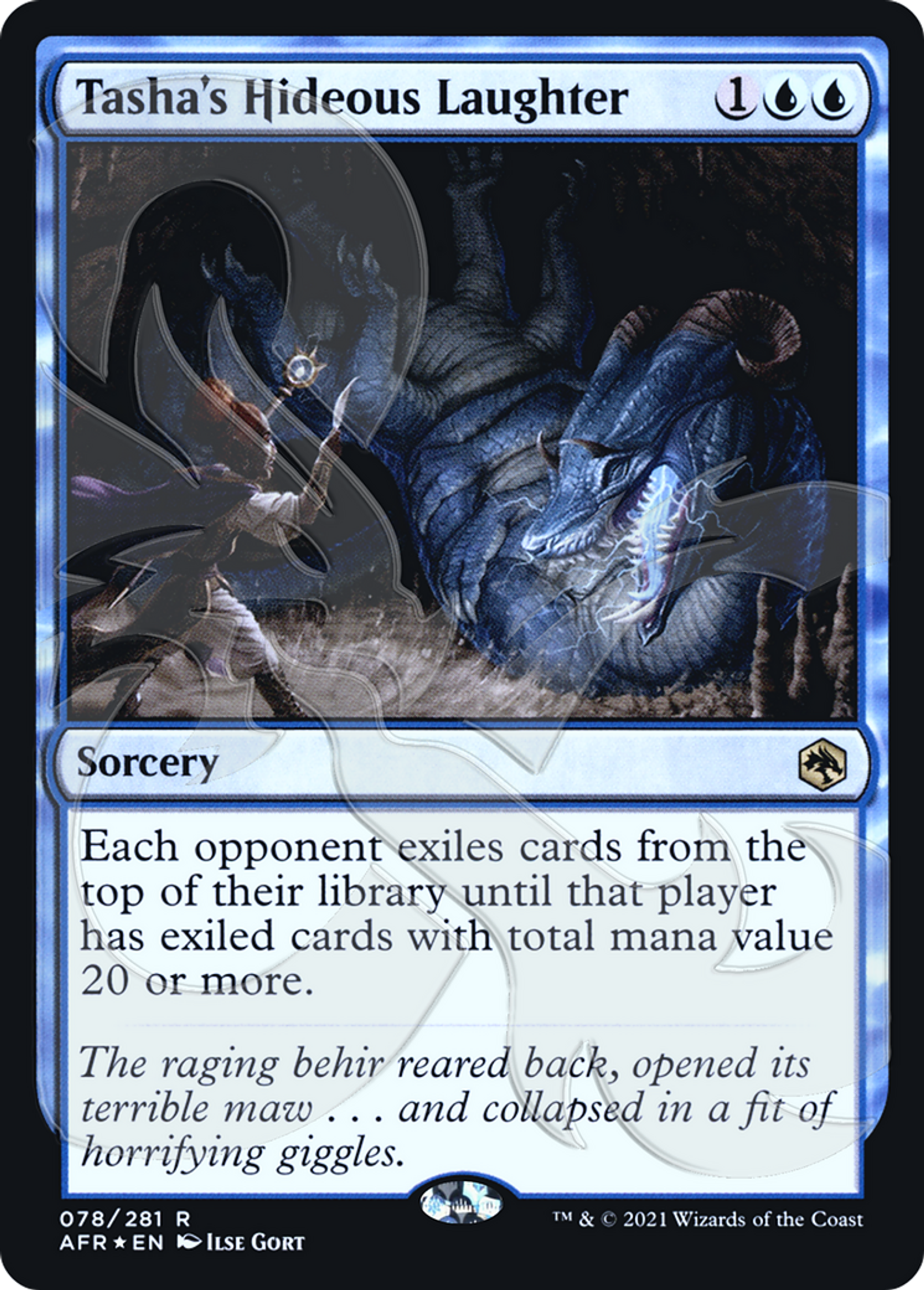 Tasha's Hideous Laughter — Adventures in the Forgotten Realms Promos — Magic: The Gathering