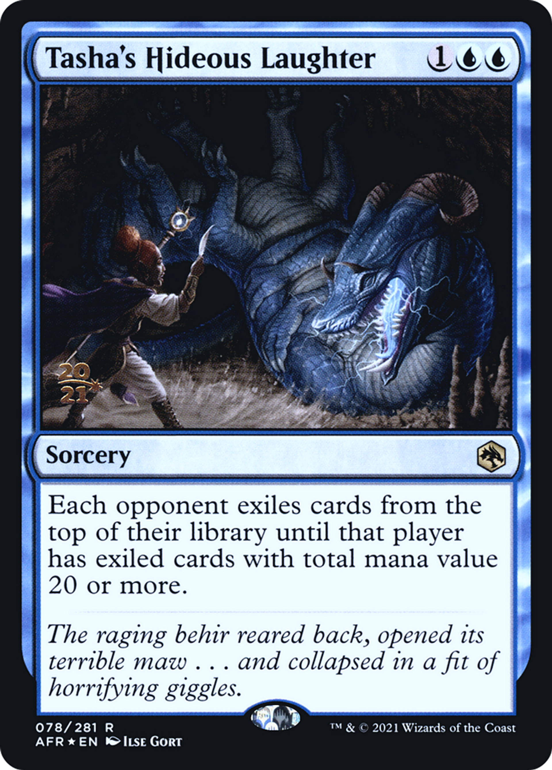 Tasha's Hideous Laughter — Adventures in the Forgotten Realms Promos — Magic: The Gathering
