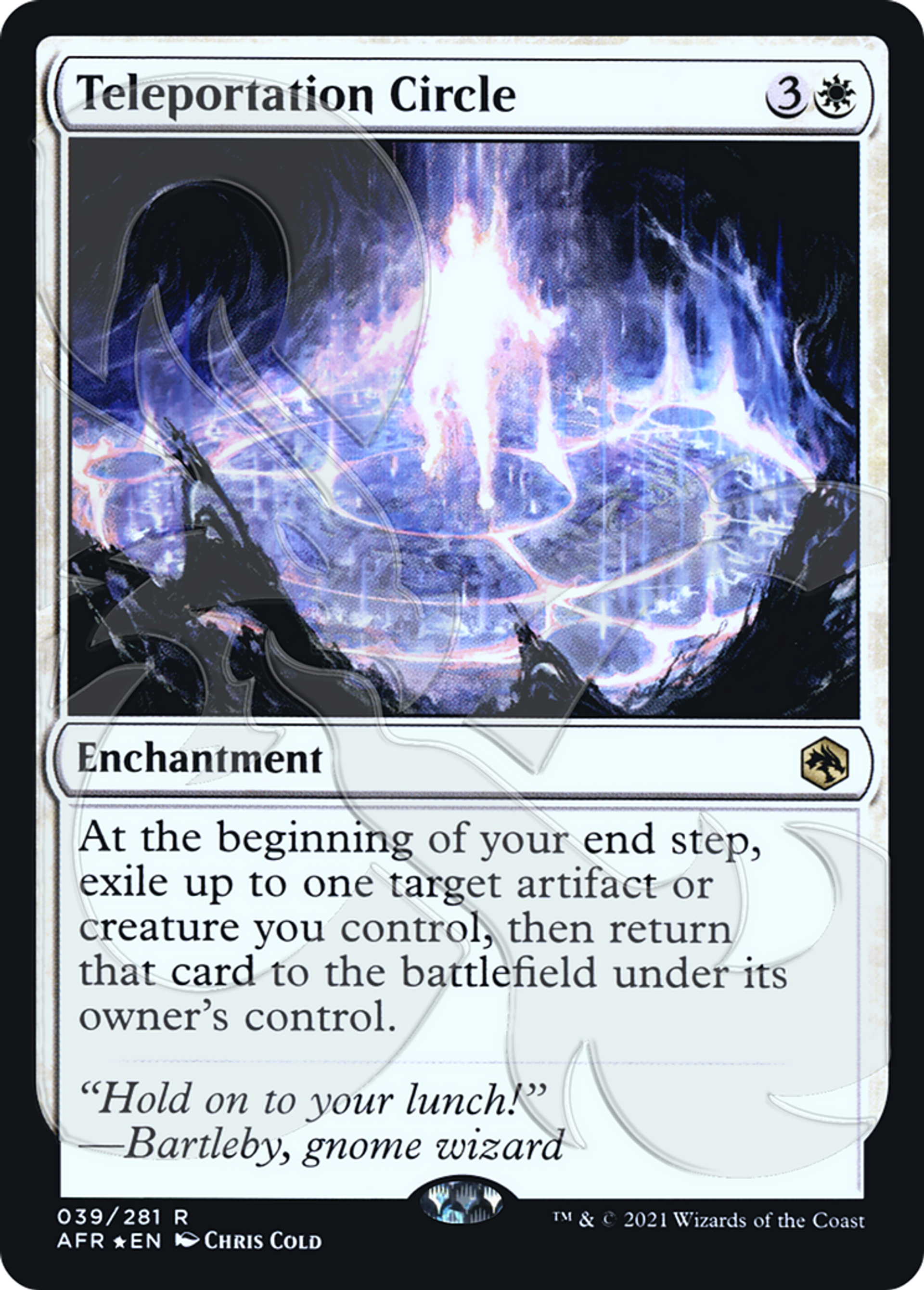 Teleportation Circle — Adventures in the Forgotten Realms Promos — Magic: The Gathering