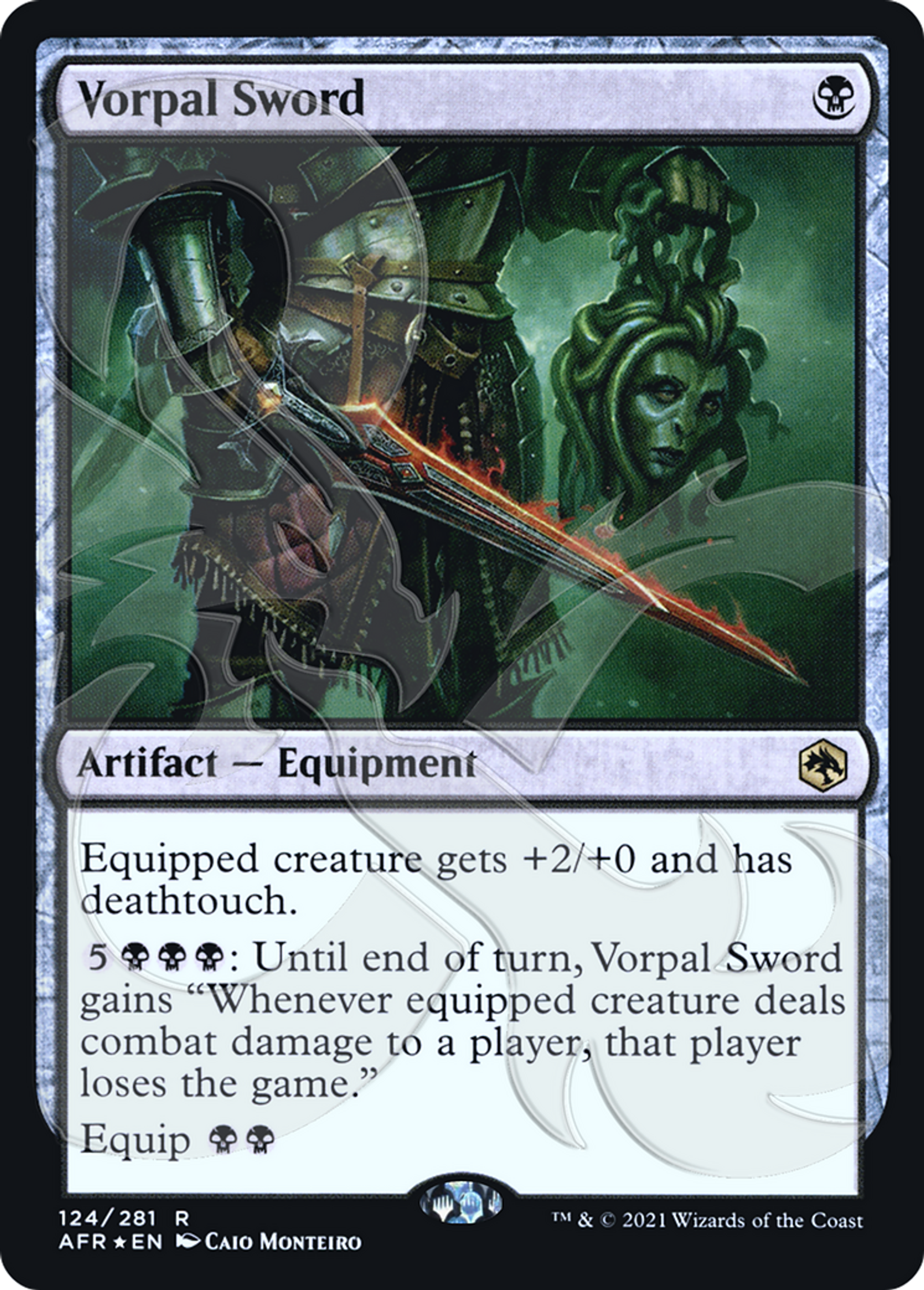 Vorpal Sword — Adventures in the Forgotten Realms Promos — Magic: The Gathering
