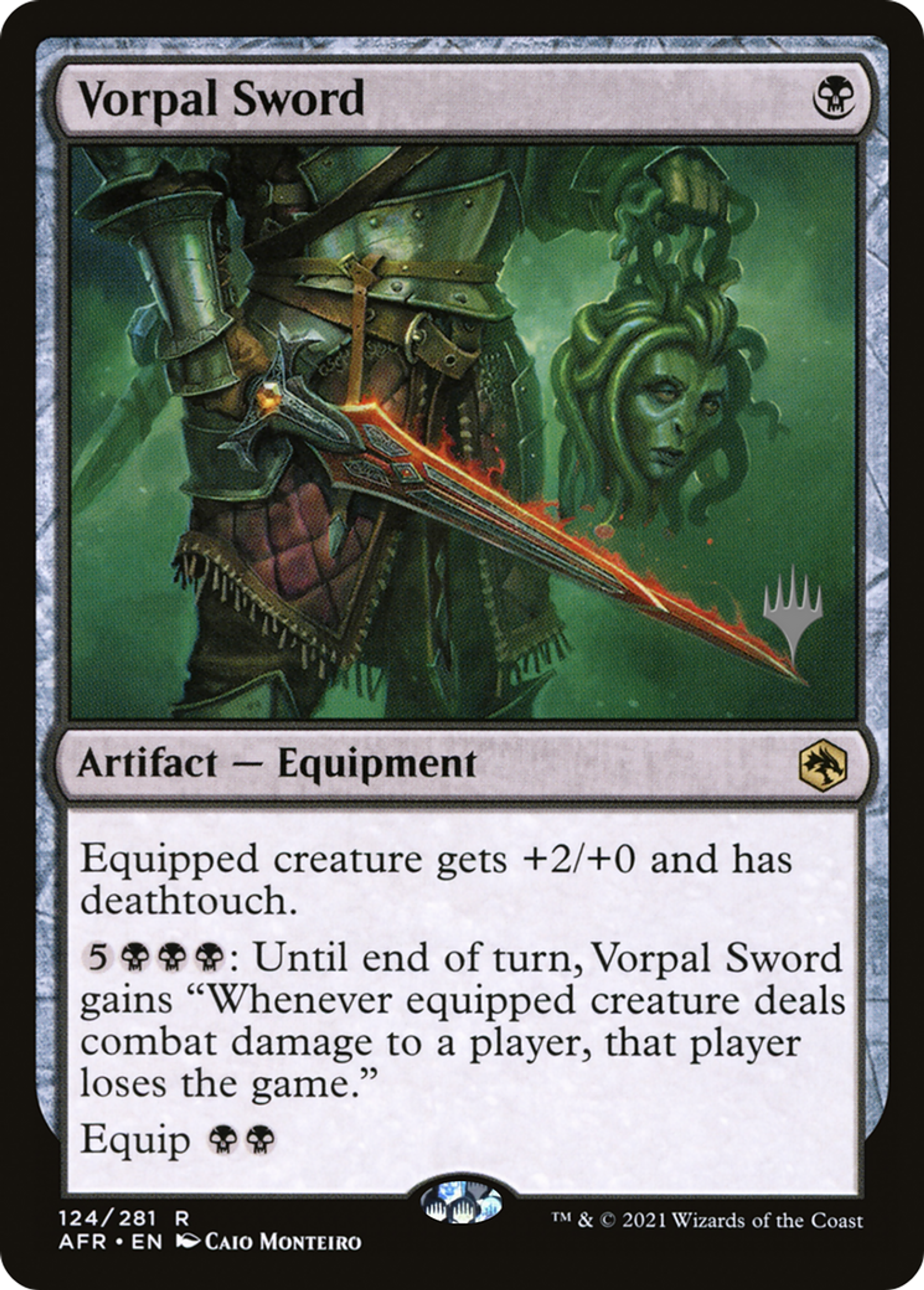 Vorpal Sword — Adventures in the Forgotten Realms Promos — Magic: The Gathering