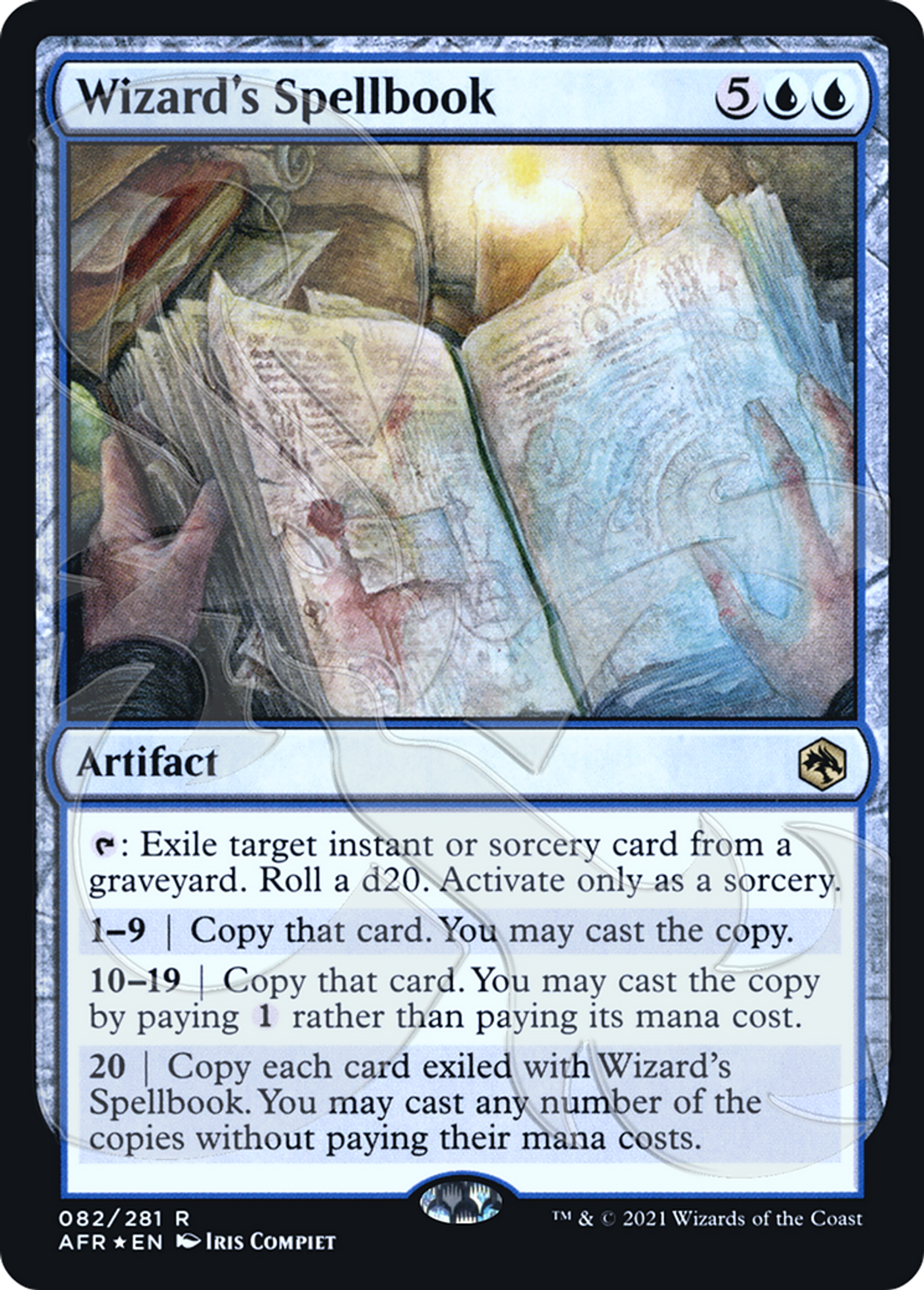 Wizard's Spellbook — Adventures in the Forgotten Realms Promos — Magic: The Gathering