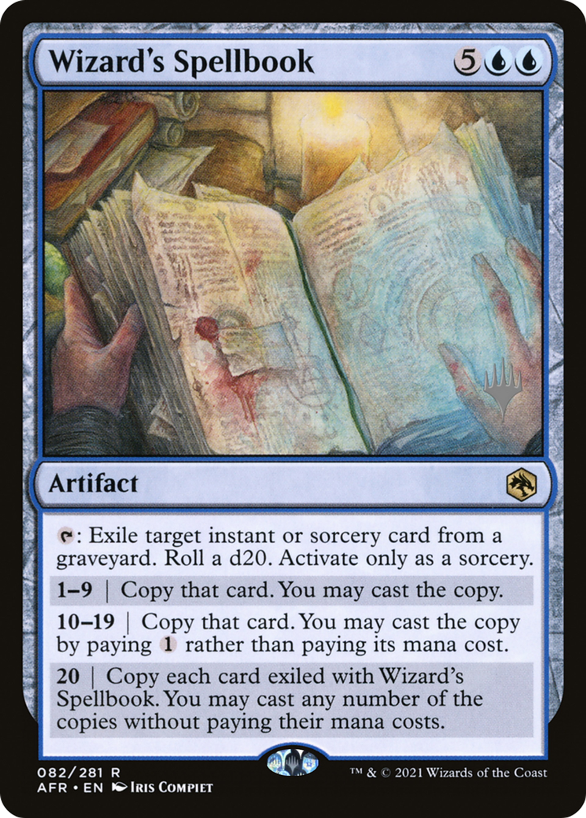 Wizard's Spellbook — Adventures in the Forgotten Realms Promos — Magic: The Gathering