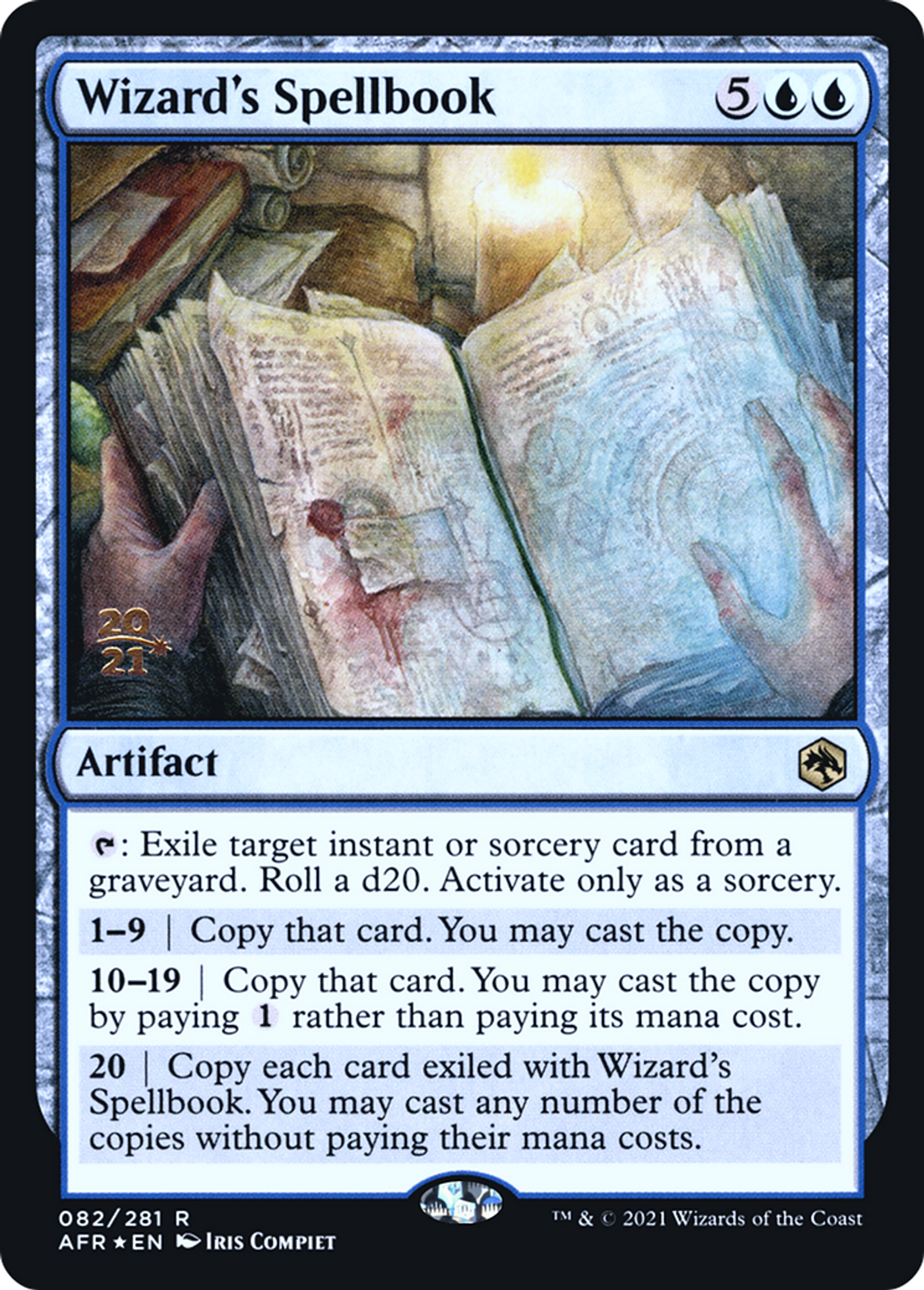 Wizard's Spellbook — Adventures in the Forgotten Realms Promos — Magic: The Gathering