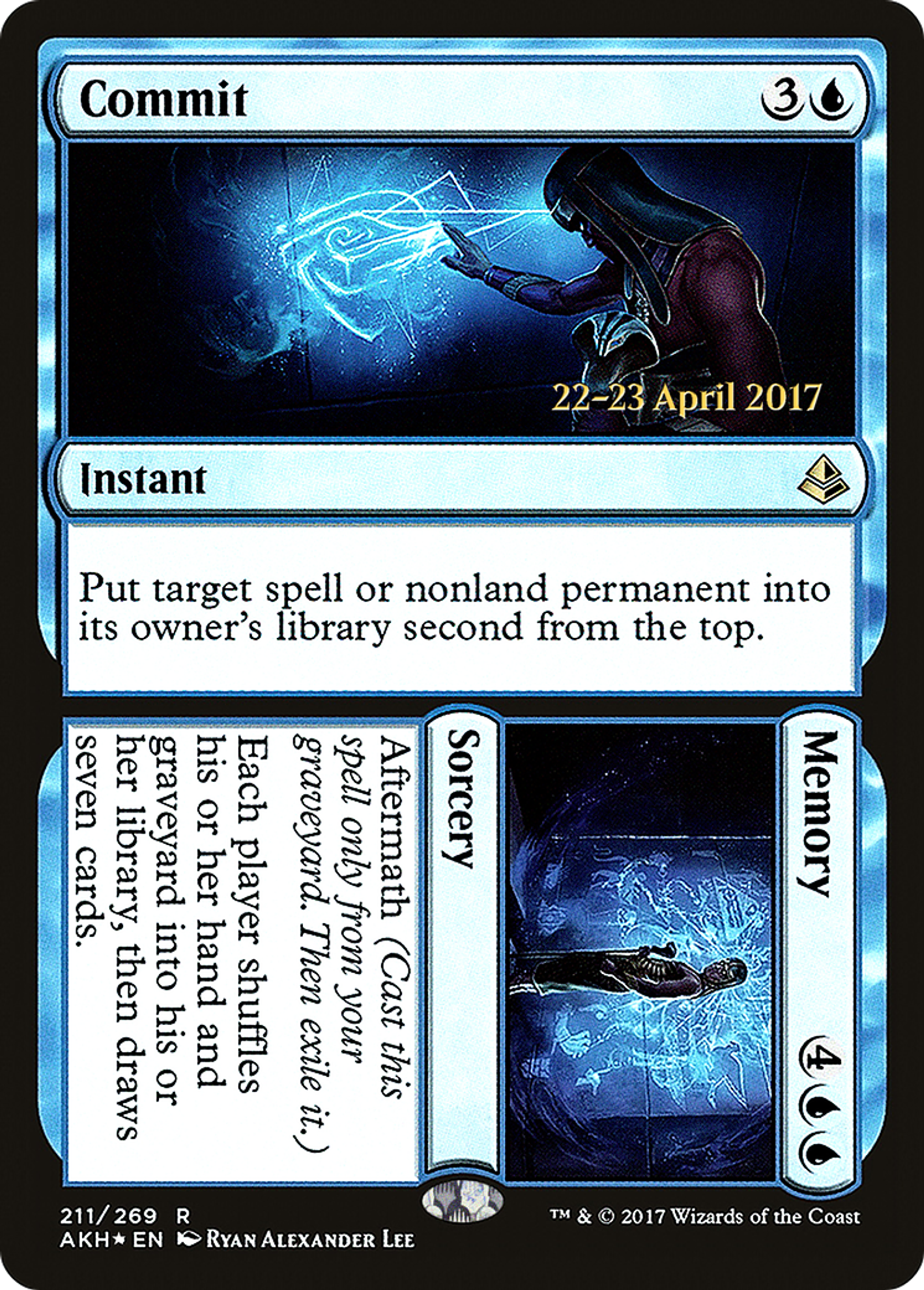 Commit // Memory — Amonkhet Promos — Magic: The Gathering
