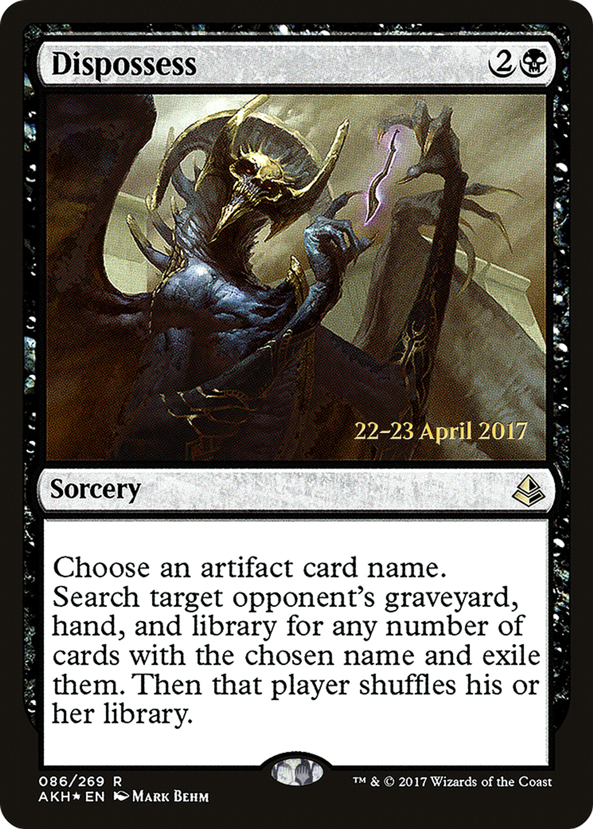 Dispossess — Amonkhet Promos — Magic: The Gathering