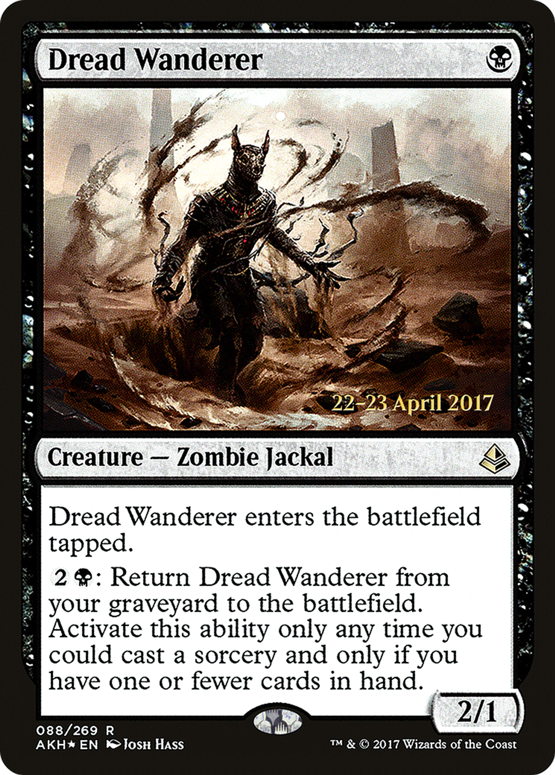 Dread Wanderer — Amonkhet Promos — Magic: The Gathering