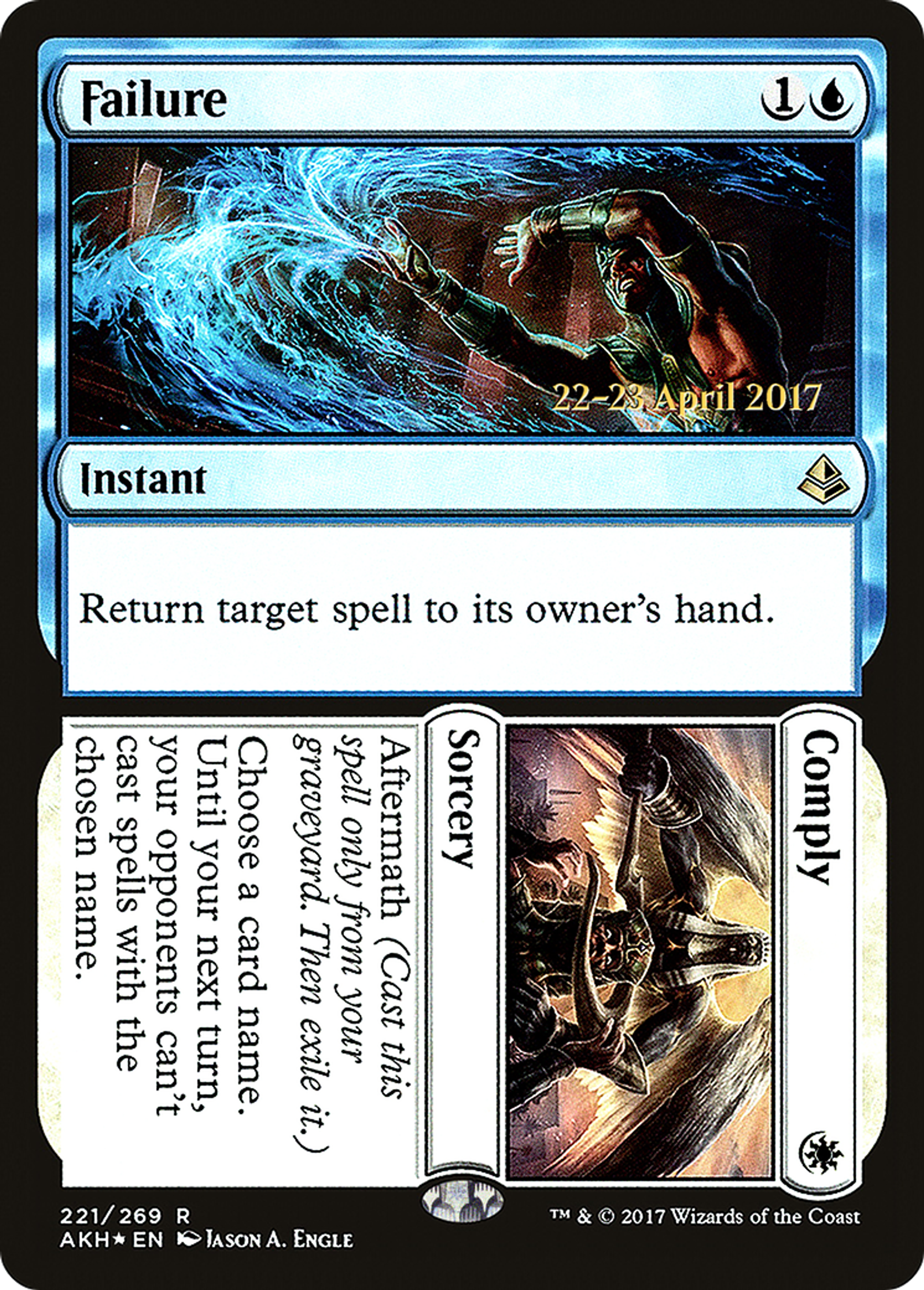Failure // Comply — Amonkhet Promos — Magic: The Gathering
