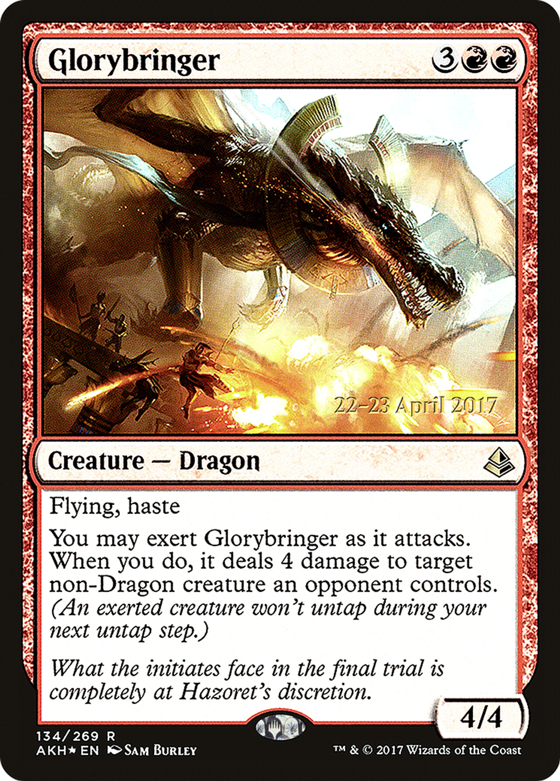 Glorybringer — Amonkhet Promos — Magic: The Gathering