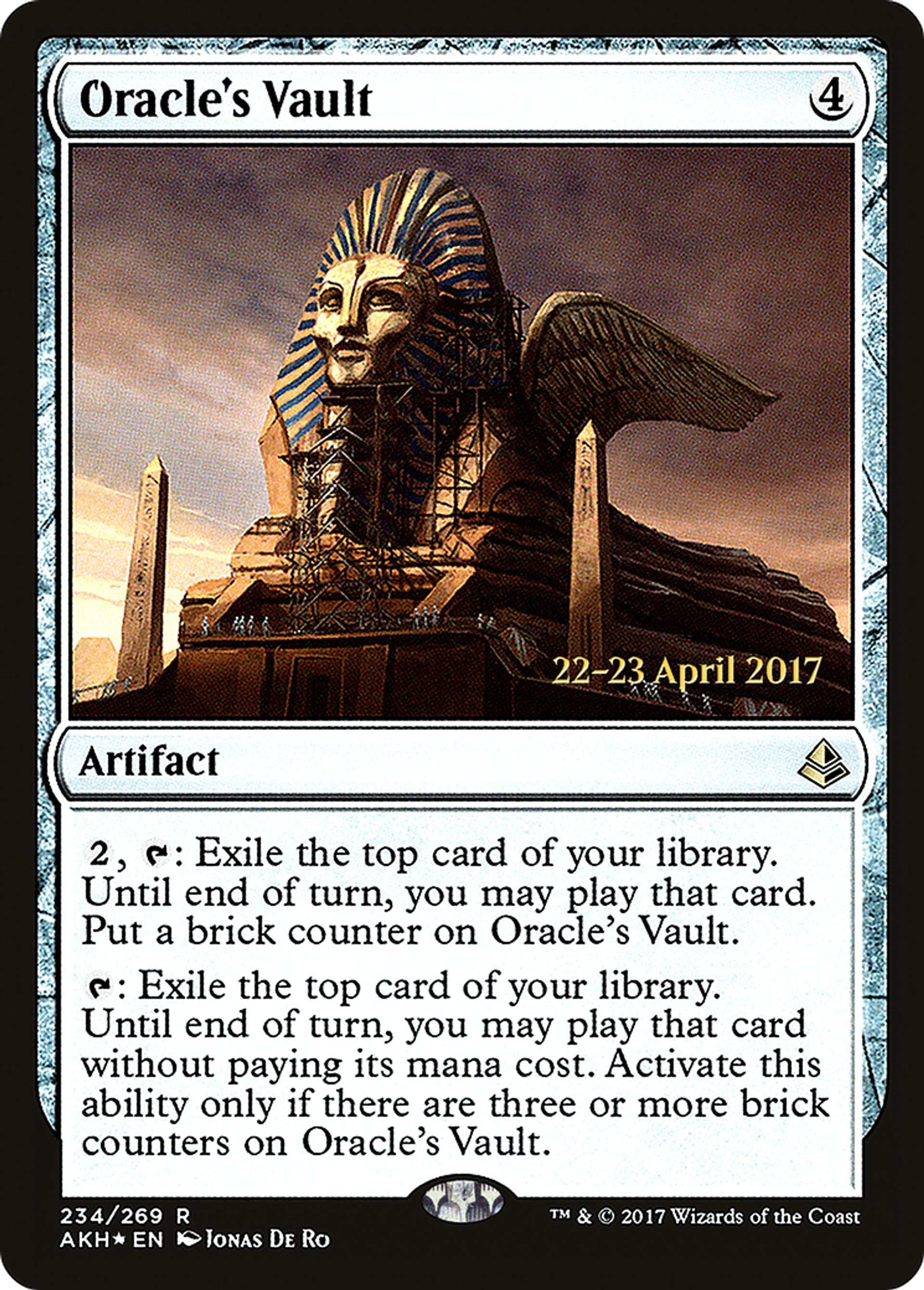 Oracle's Vault — Amonkhet Promos — Magic: The Gathering