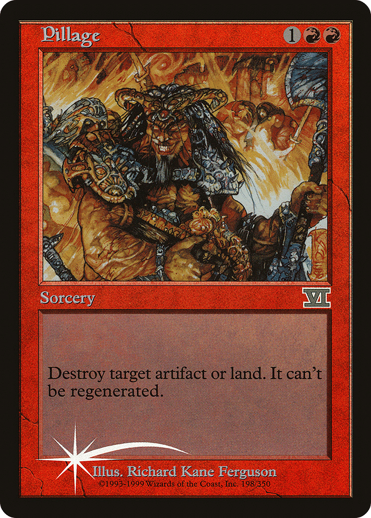 Pillage — Arena League 2000 — Magic: The Gathering