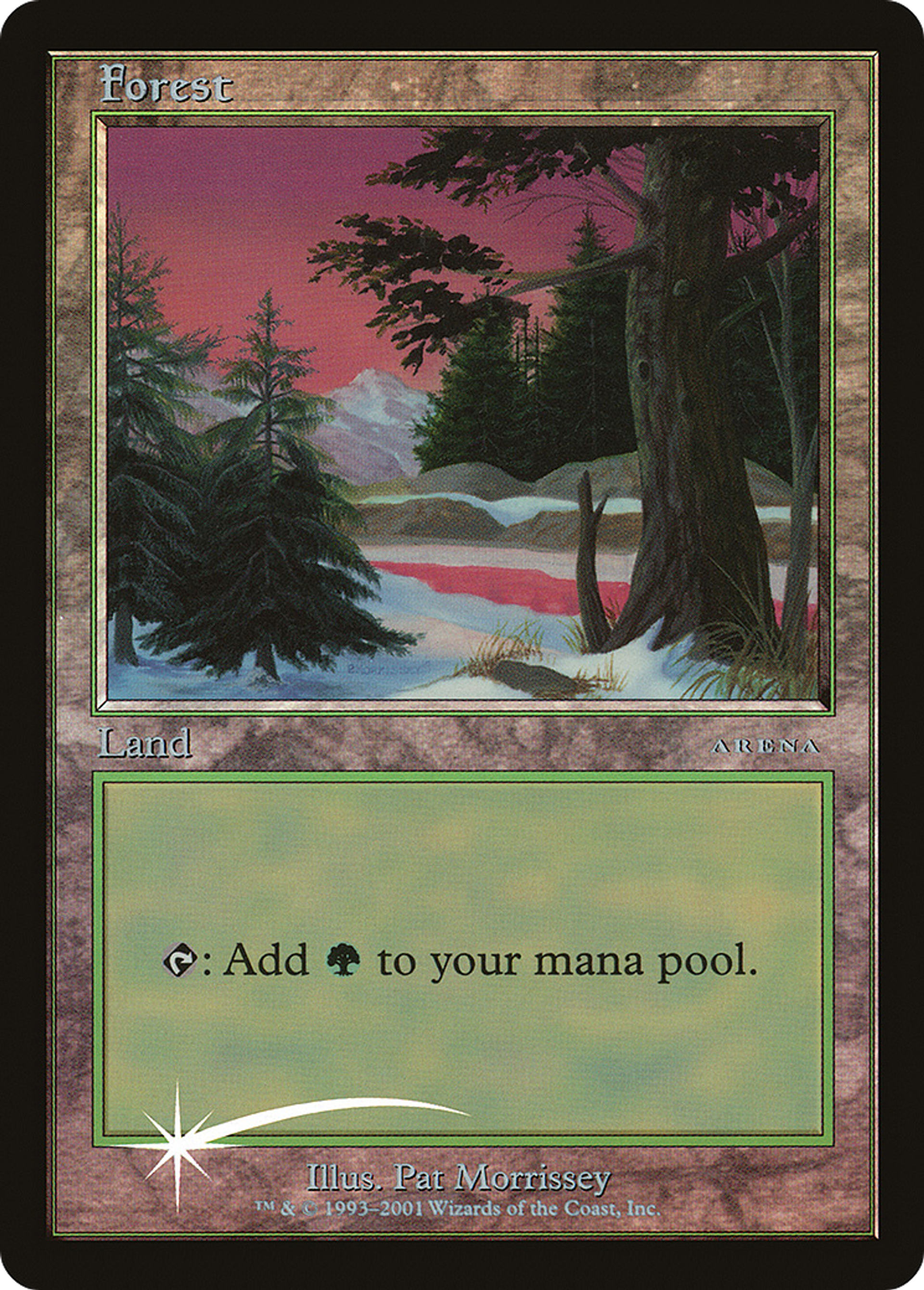 Forest — Arena League 2001 — Magic: The Gathering