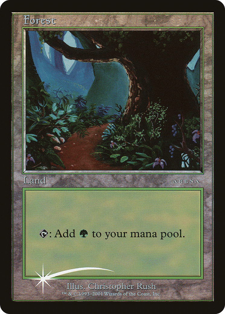 Forest — Arena League 2001 — Magic: The Gathering