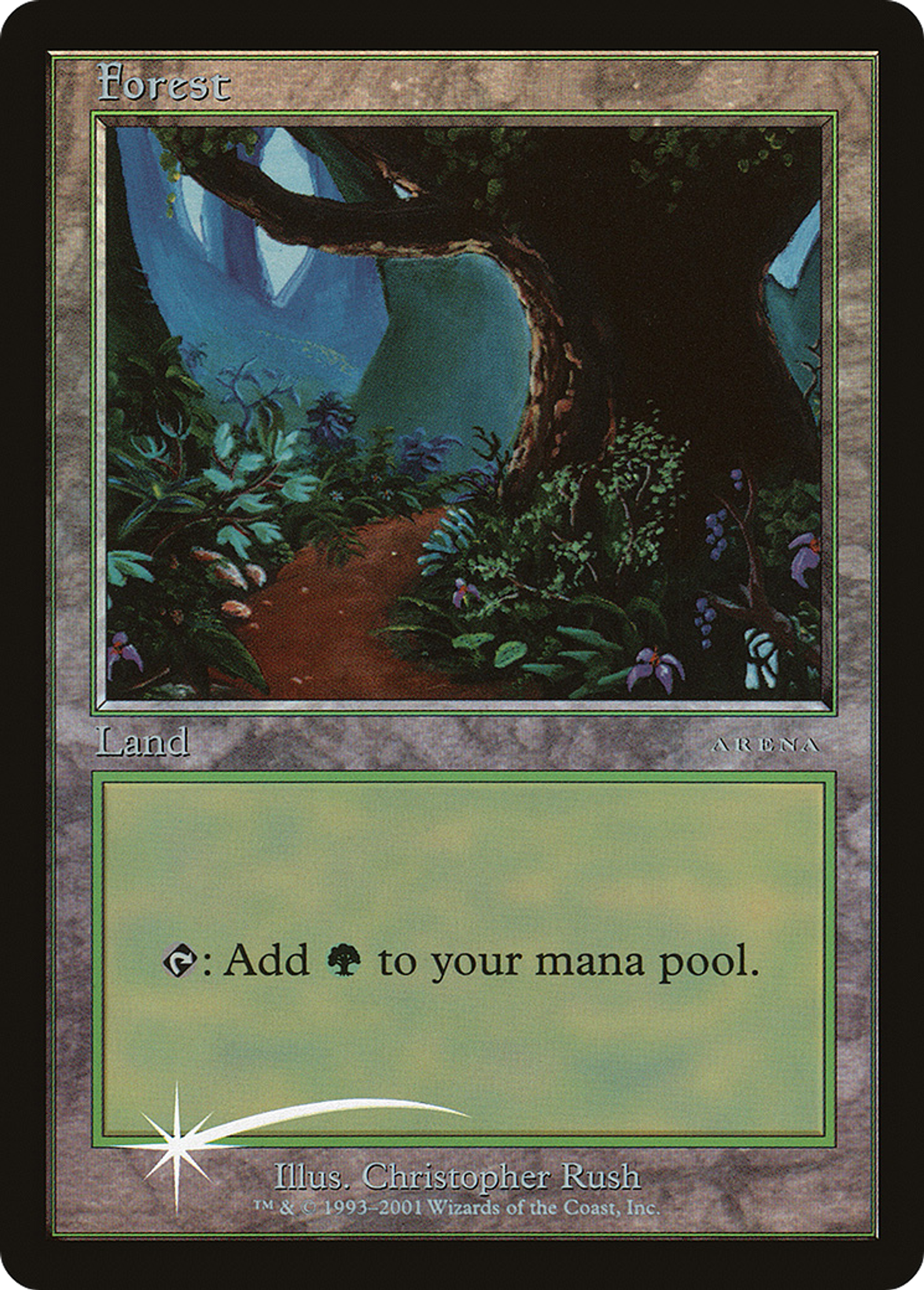 Forest — Arena League 2001 — Magic: The Gathering