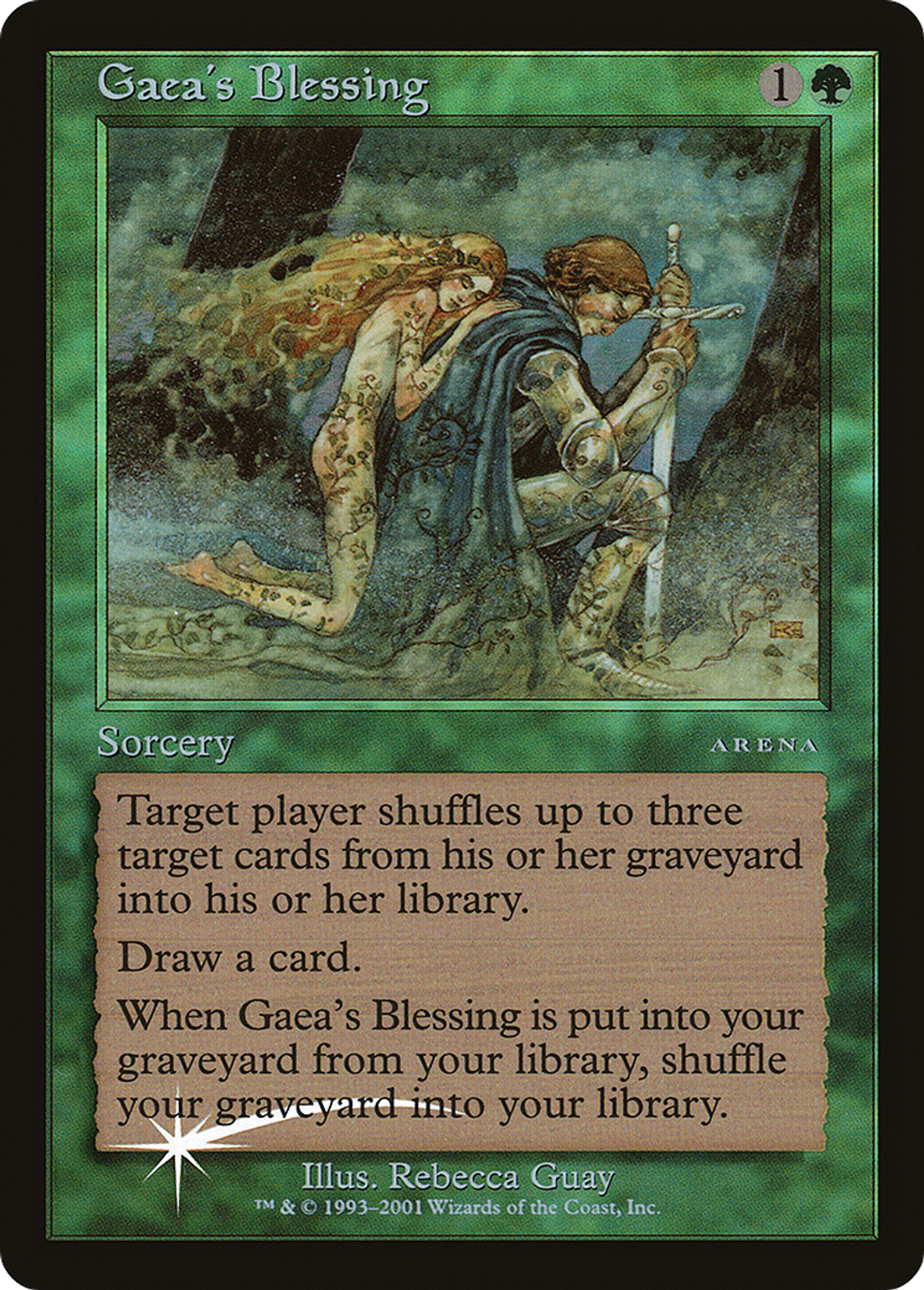 Gaea's Blessing — Arena League 2001 — Magic: The Gathering