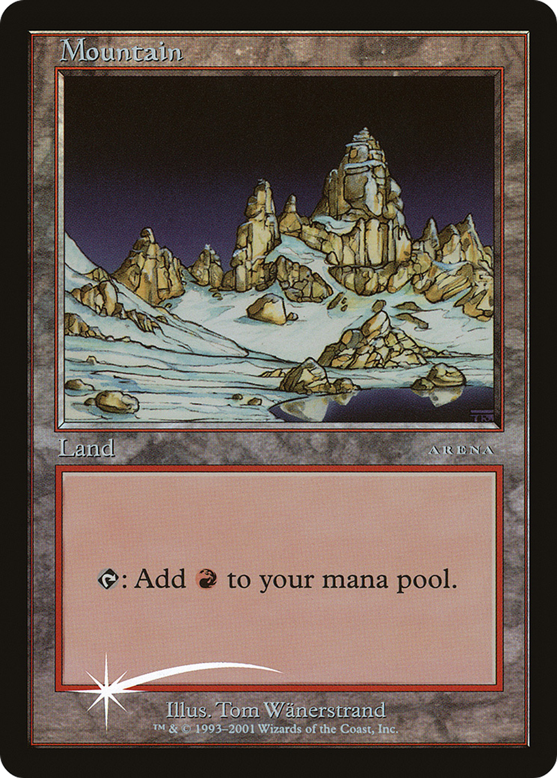 Mountain — Arena League 2001 — Magic: The Gathering