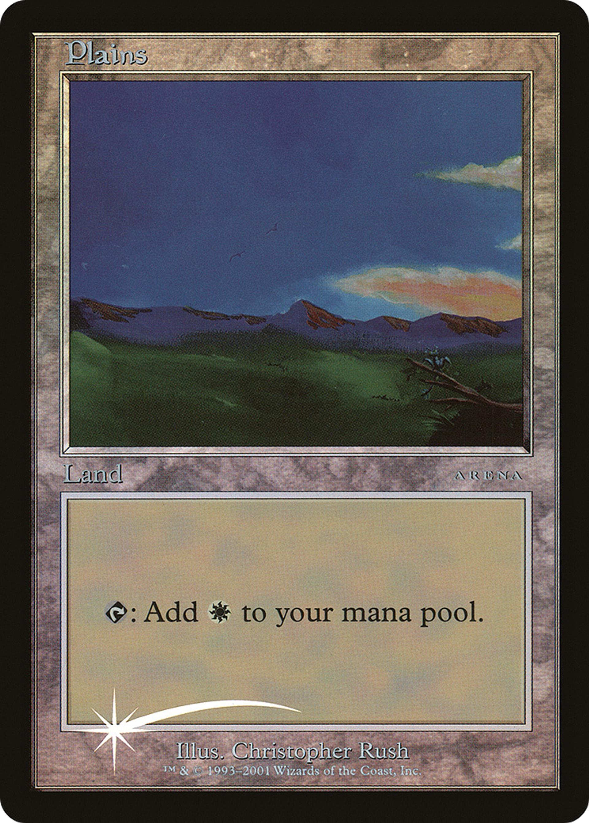 Plains — Arena League 2001 — Magic: The Gathering
