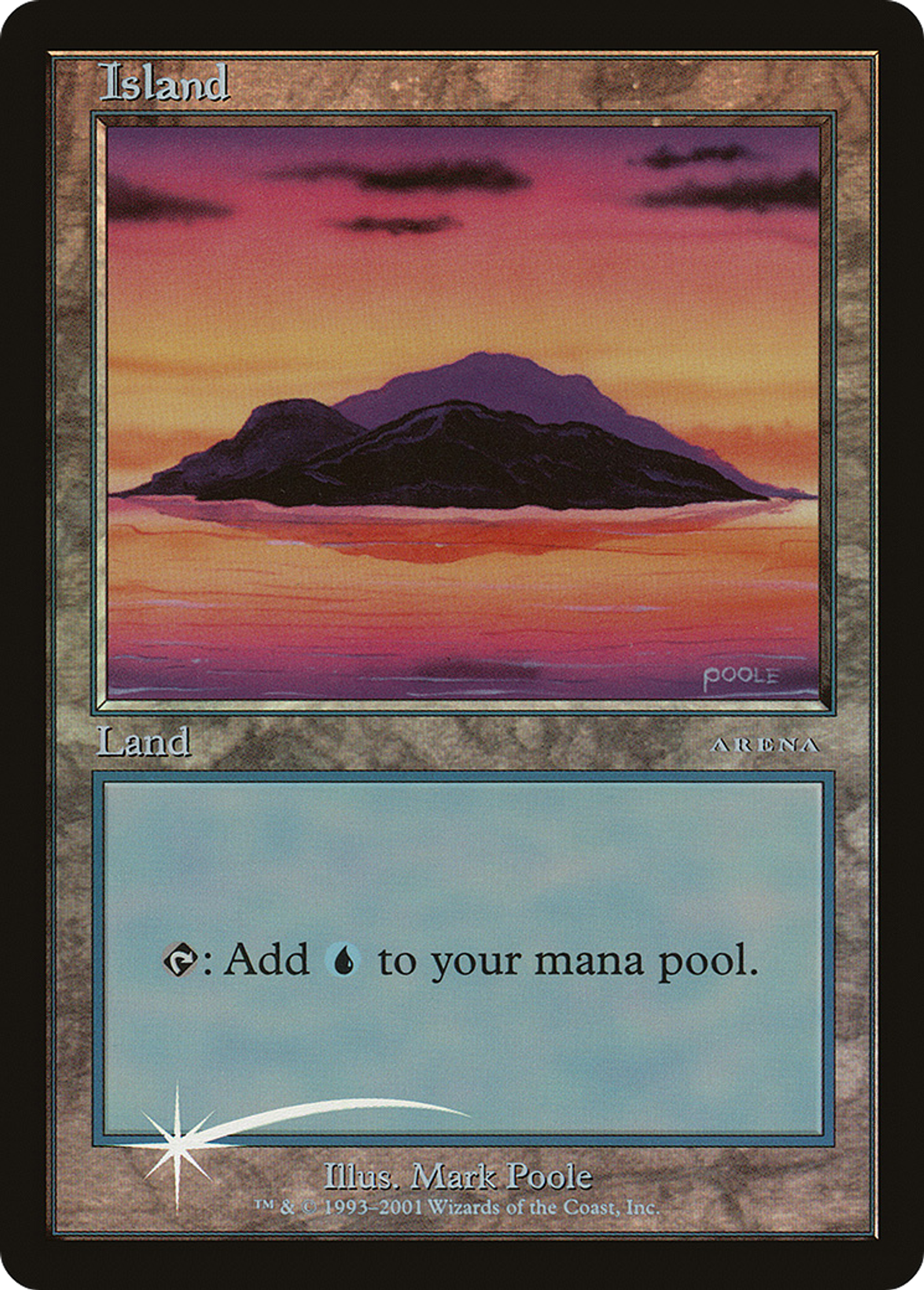 Island — Arena League 2002 — Magic: The Gathering