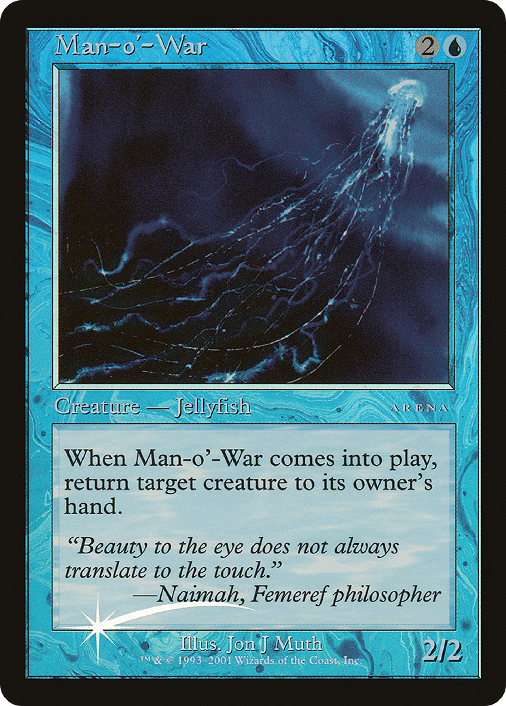 Man-o'-War — Arena League 2002 — Magic: The Gathering