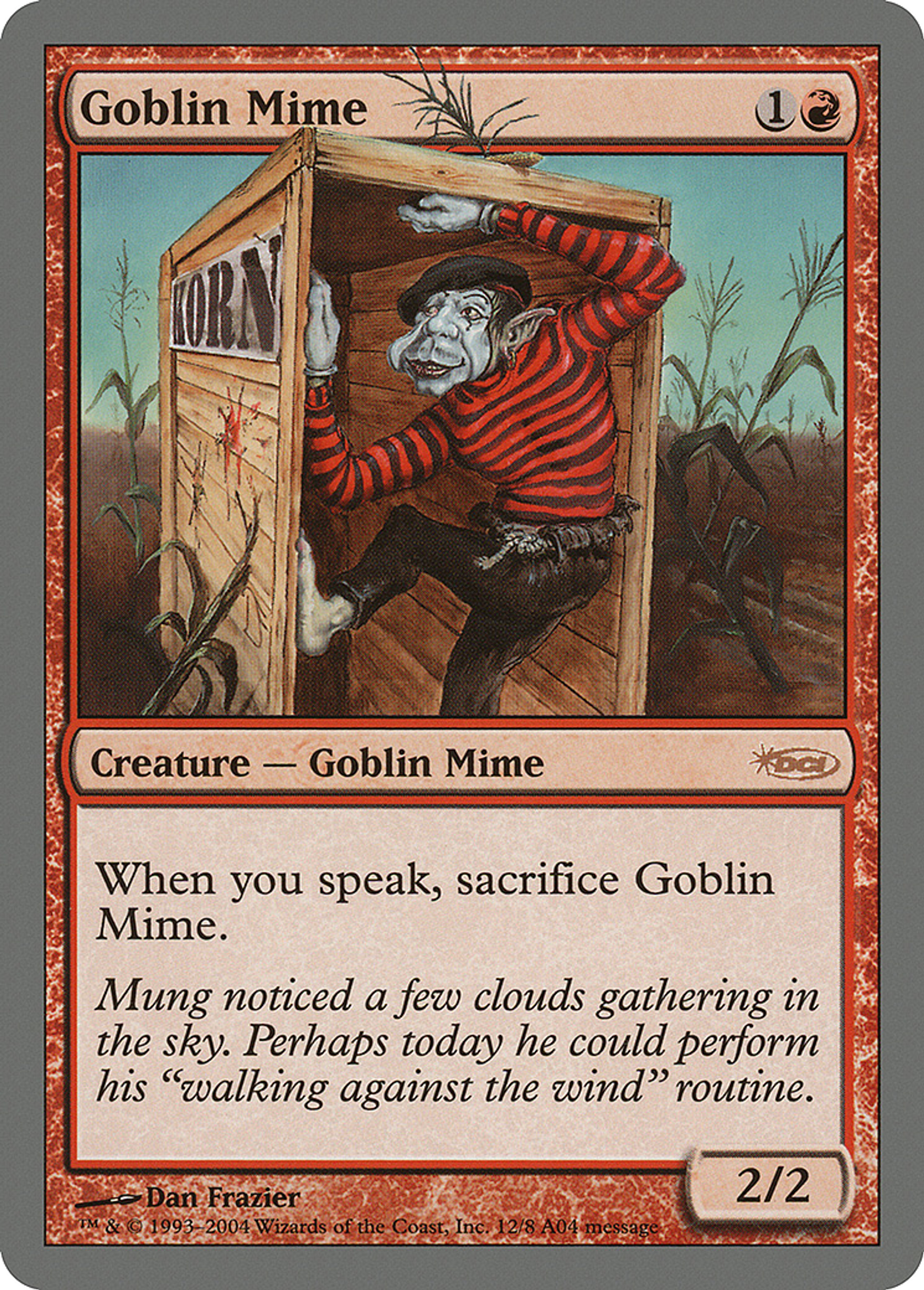 Goblin Mime — Arena League 2004 — Magic: The Gathering
