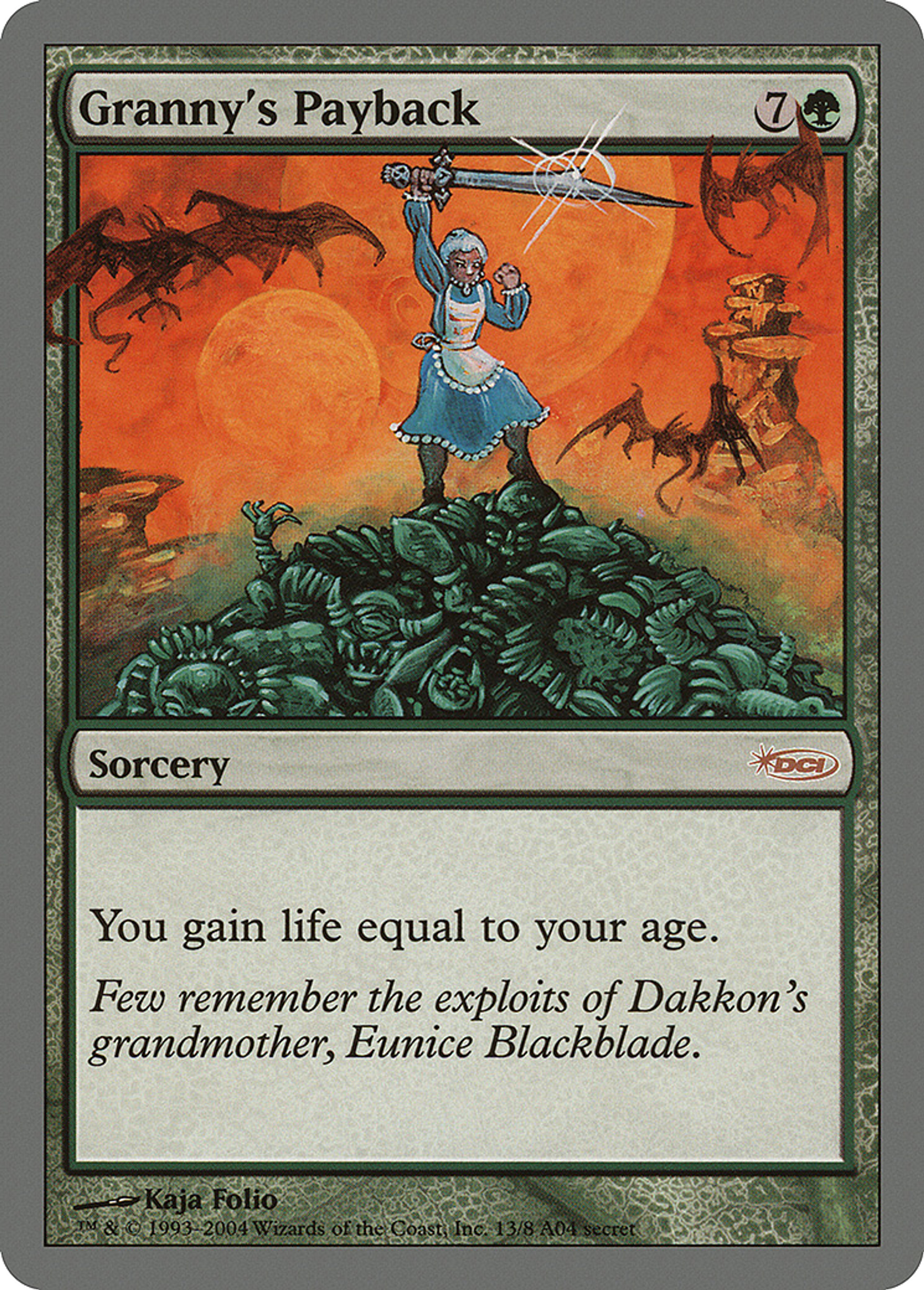 Granny's Payback — Arena League 2004 — Magic: The Gathering