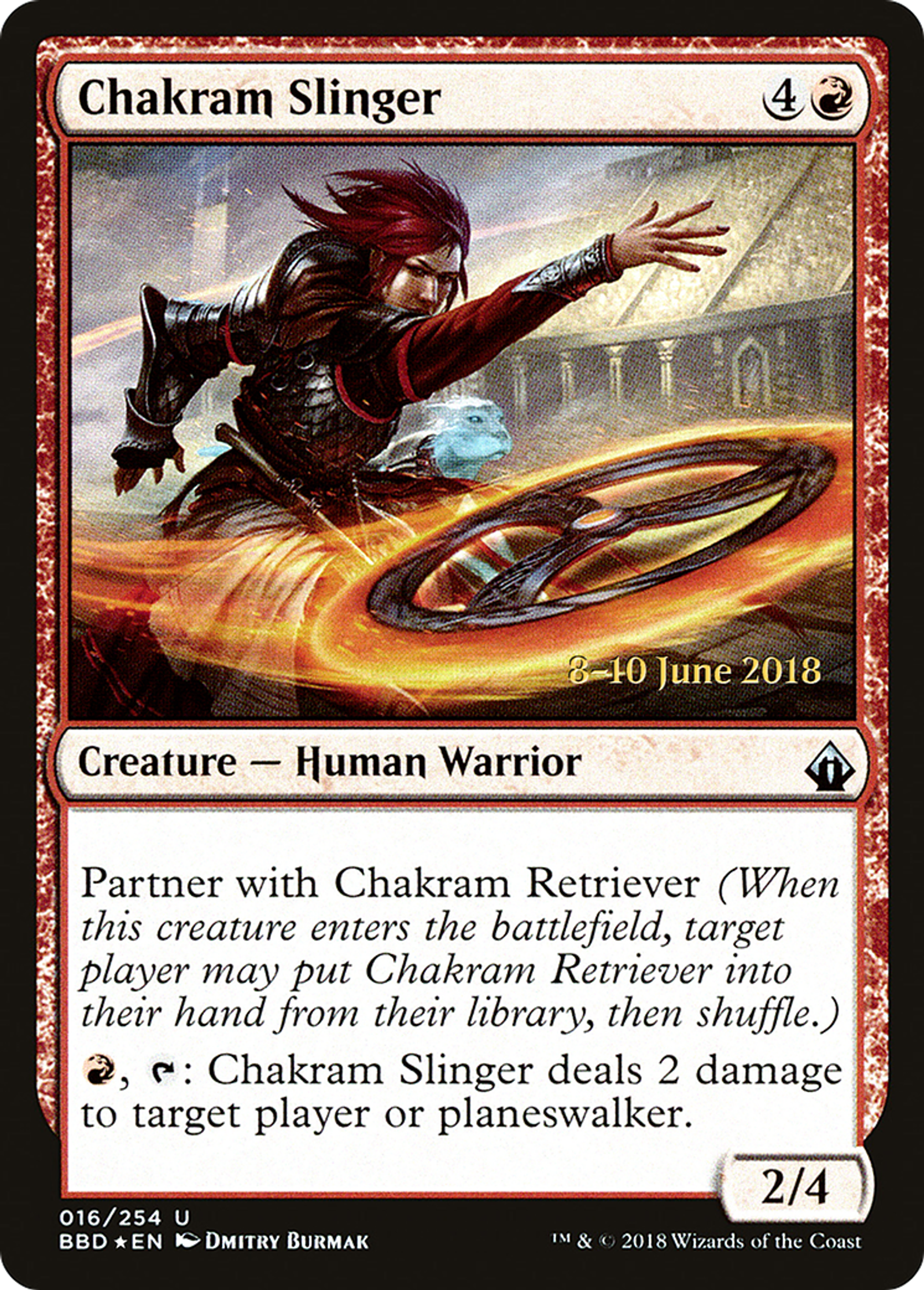 Chakram Slinger — Battlebond Promos — Magic: The Gathering