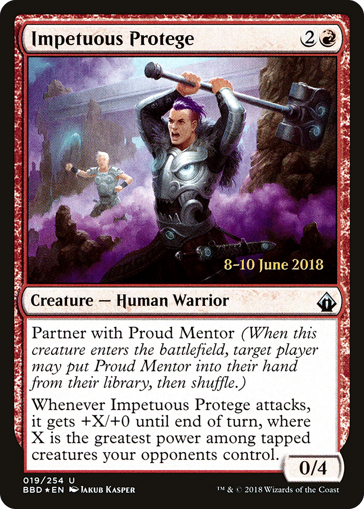 Impetuous Protege — Battlebond Promos — Magic: The Gathering