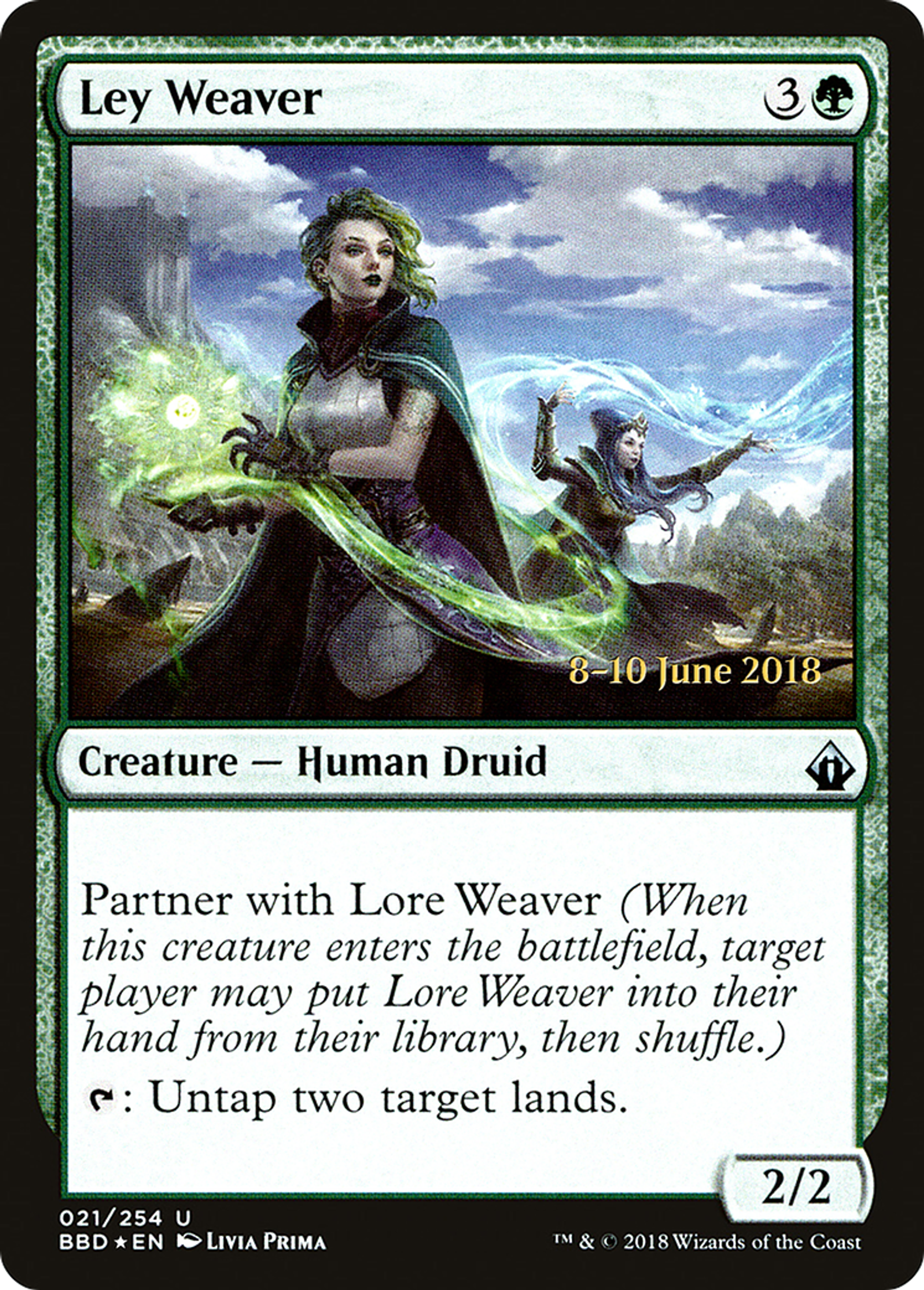 Ley Weaver — Battlebond Promos — Magic: The Gathering