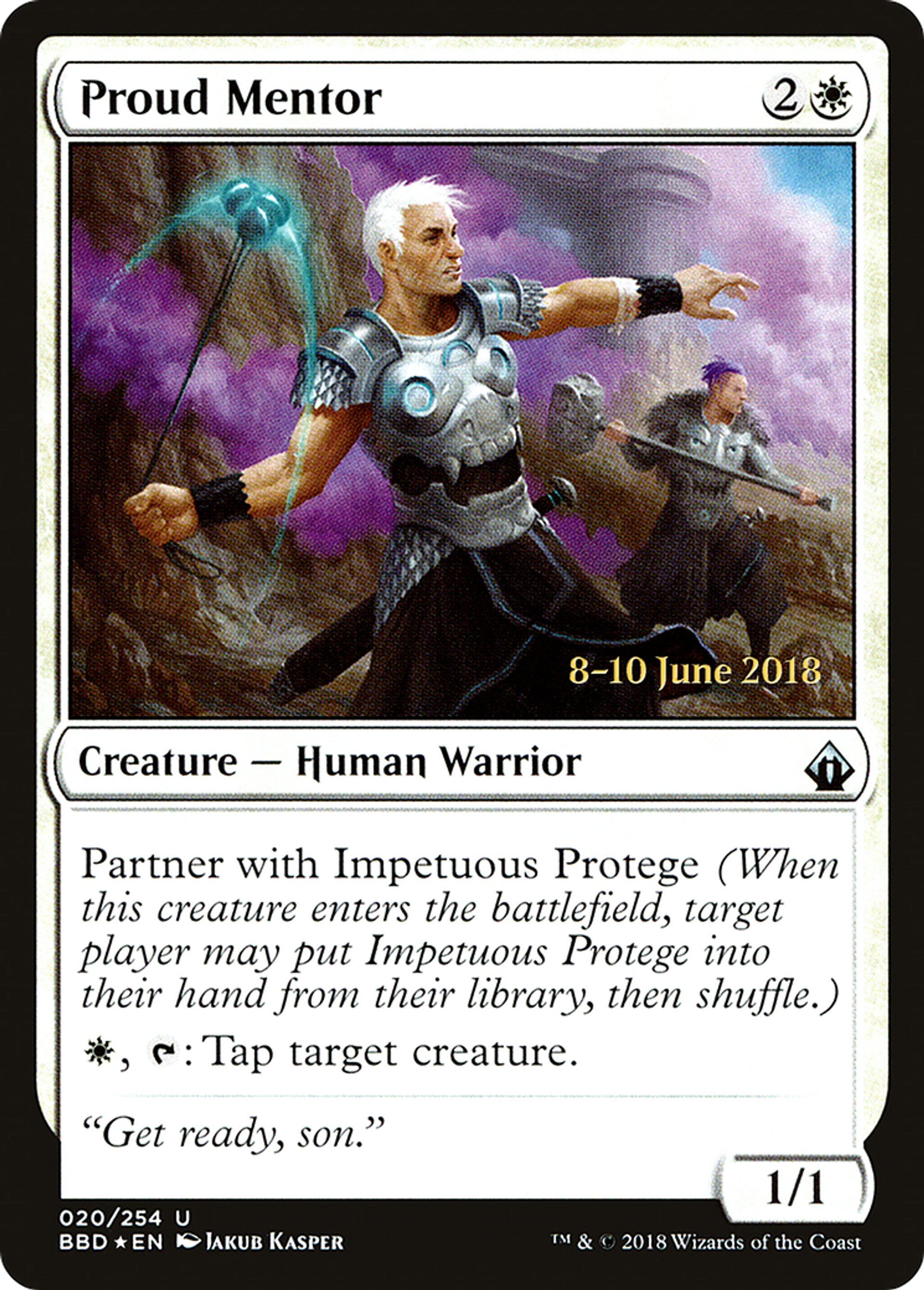 Proud Mentor — Battlebond Promos — Magic: The Gathering