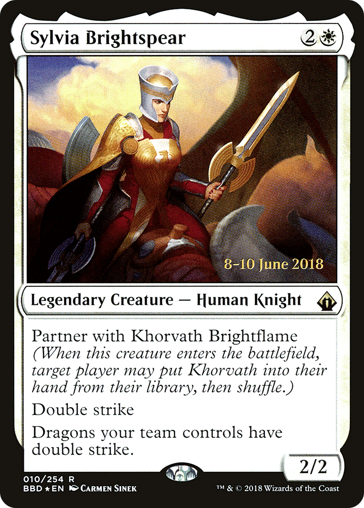 Sylvia Brightspear — Battlebond Promos — Magic: The Gathering