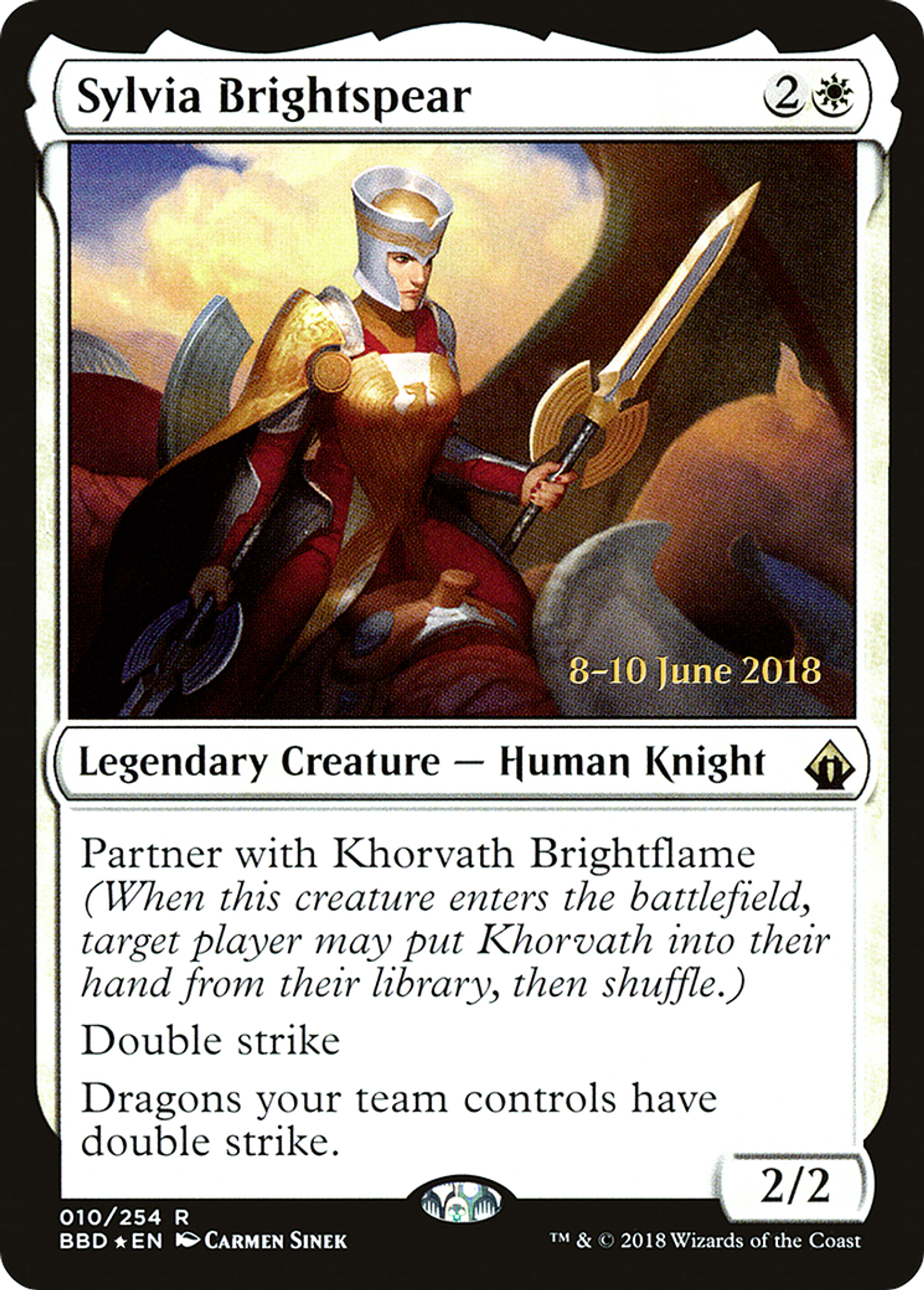 Sylvia Brightspear — Battlebond Promos — Magic: The Gathering