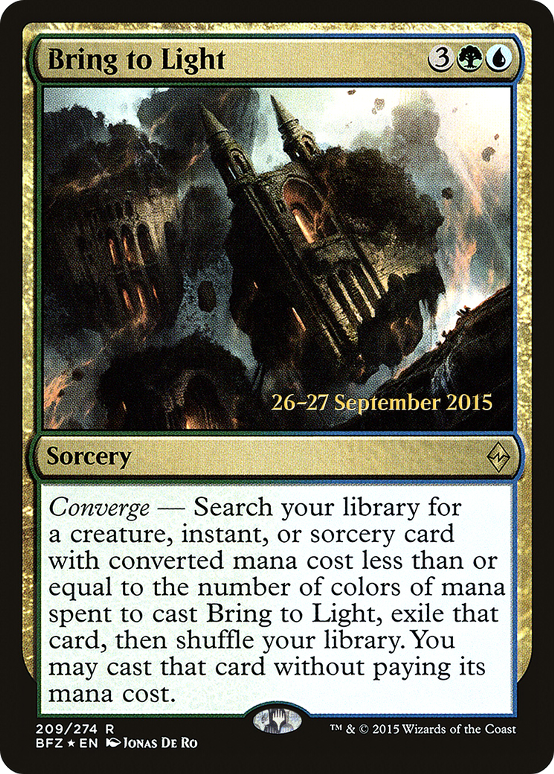 Bring to Light — Battle for Zendikar Promos — Magic: The Gathering