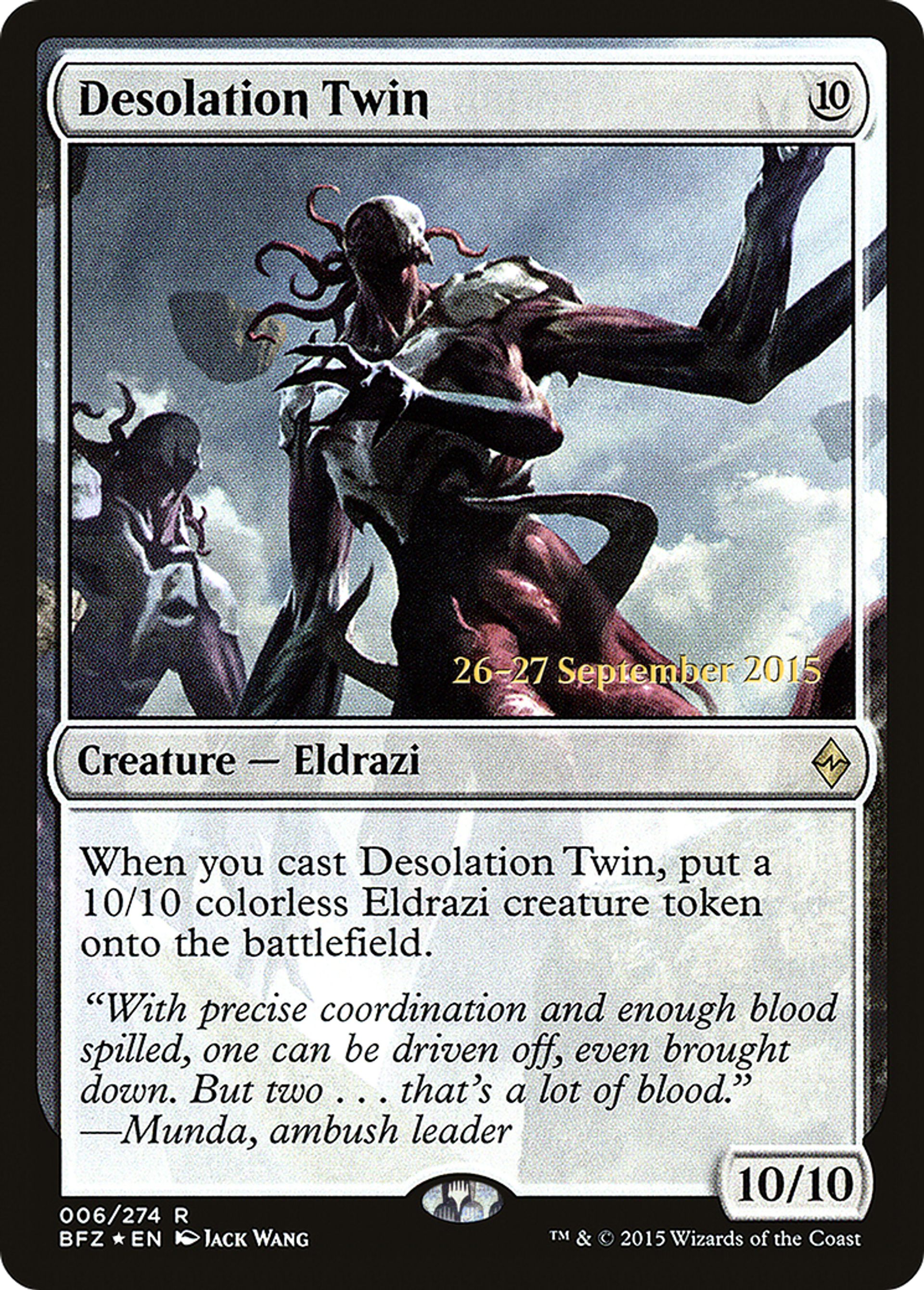 Desolation Twin — Battle for Zendikar Promos — Magic: The Gathering