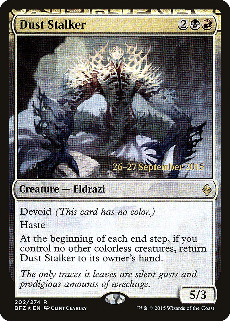 Dust Stalker — Battle for Zendikar Promos — Magic: The Gathering