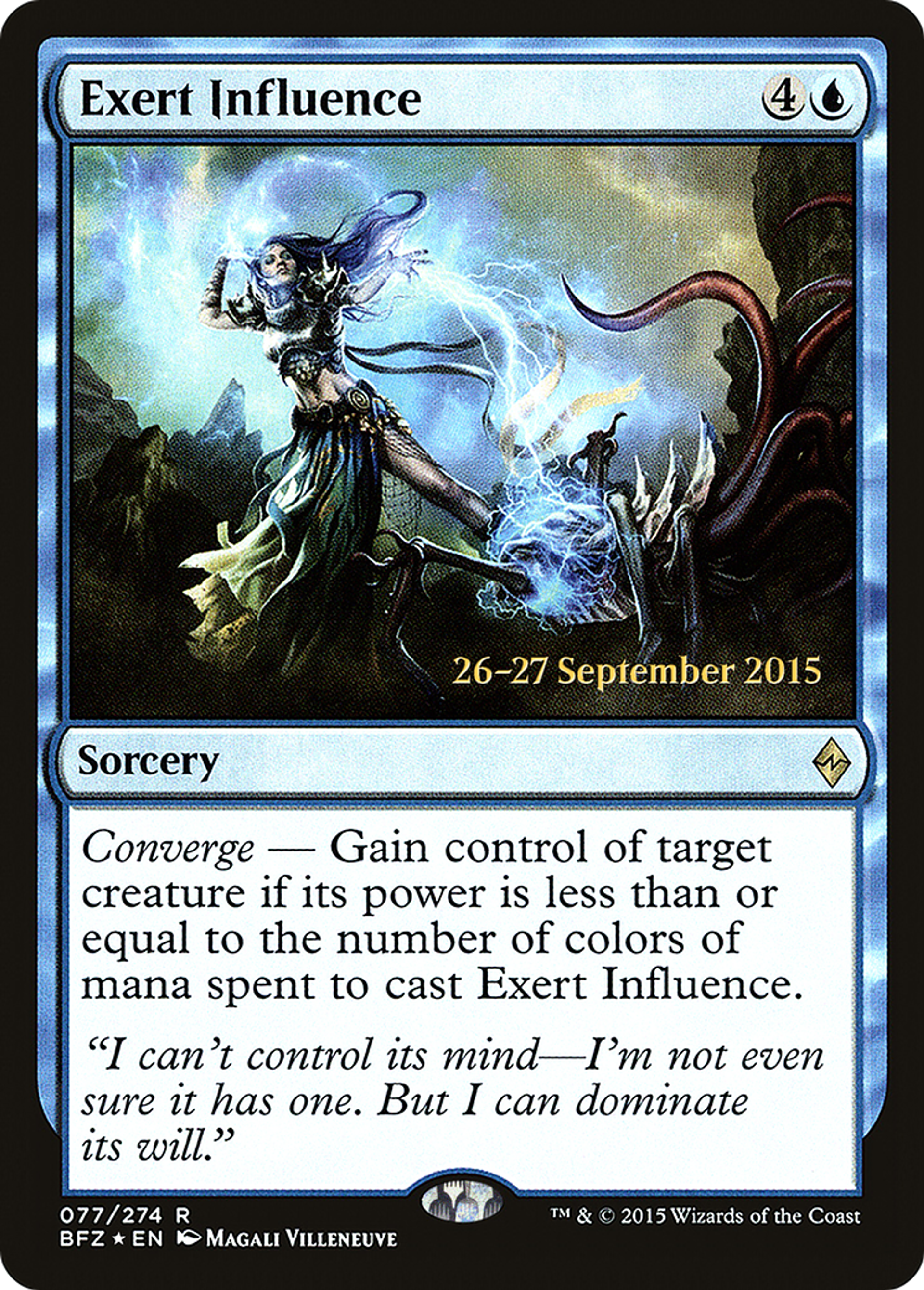 Exert Influence — Battle for Zendikar Promos — Magic: The Gathering