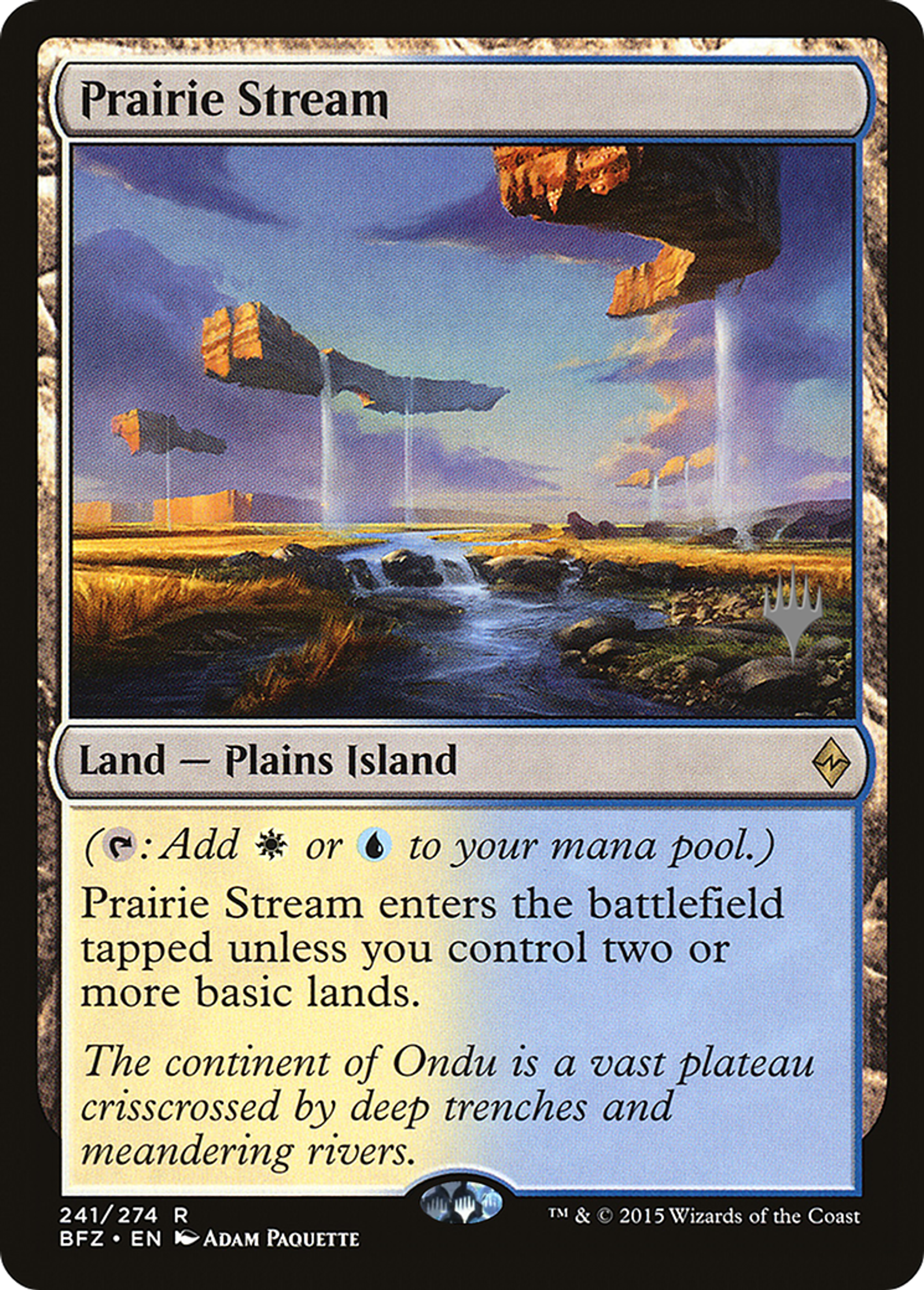 Prairie Stream — Battle for Zendikar Promos — Magic: The Gathering