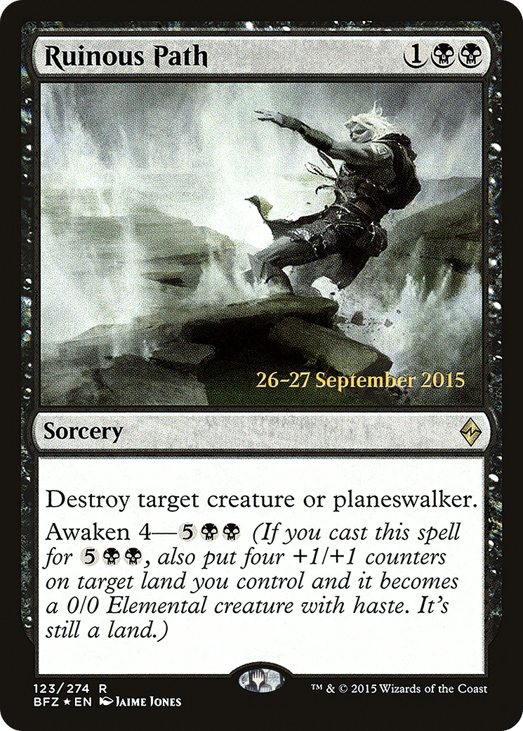 Ruinous Path — Battle for Zendikar Promos — Magic: The Gathering