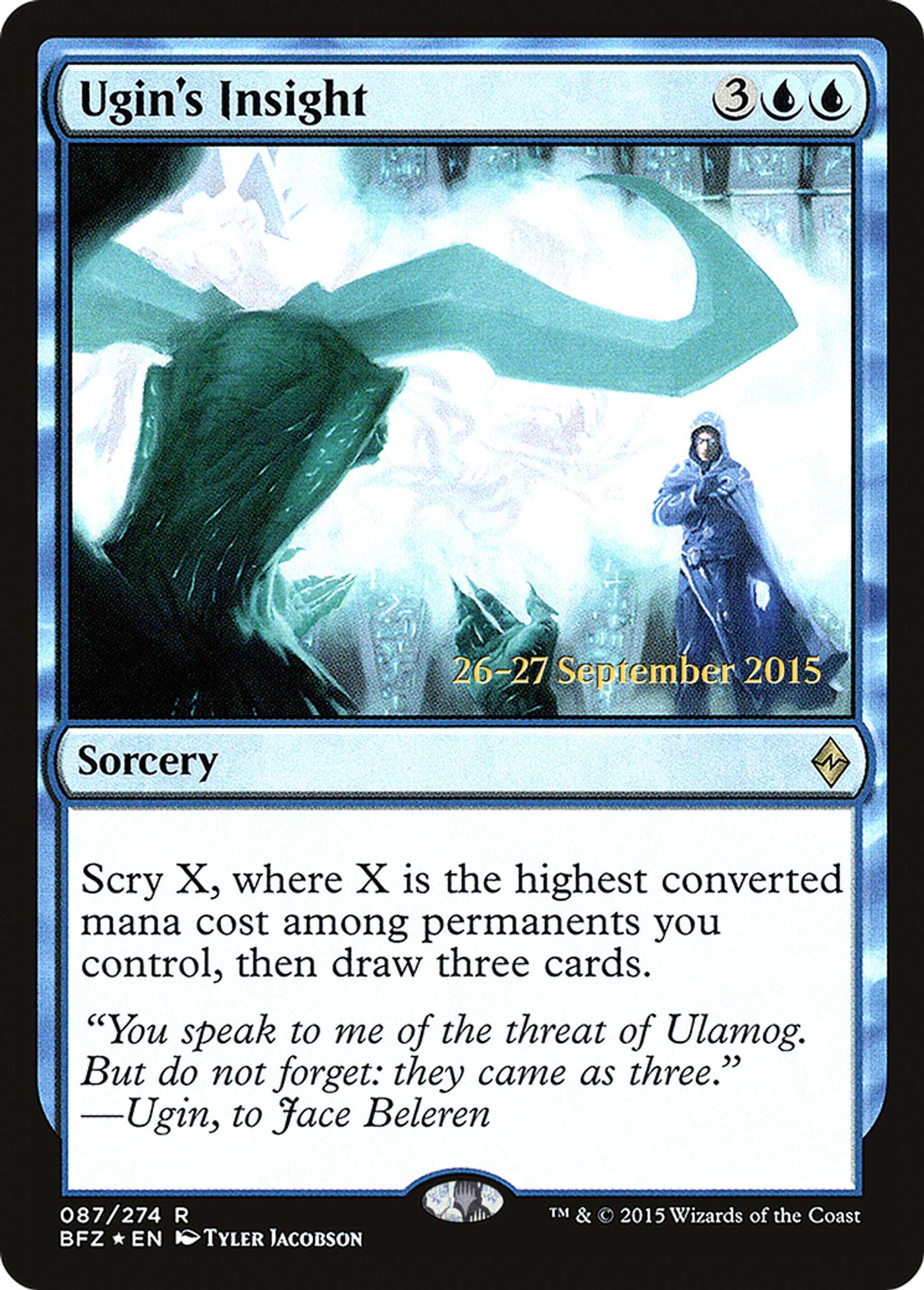 Ugin's Insight — Battle for Zendikar Promos — Magic: The Gathering