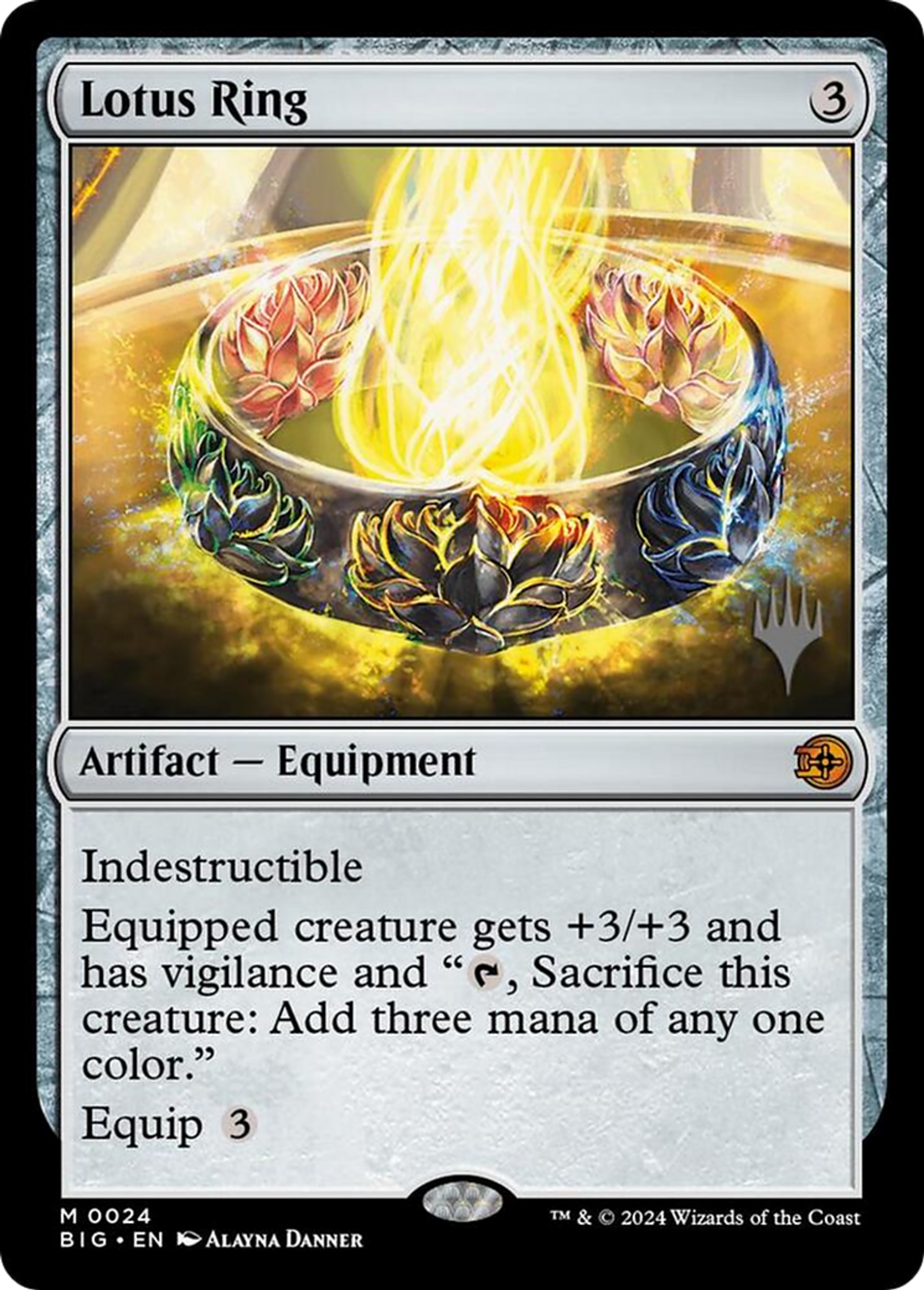 Anneau de lotus — The Big Score Promos — Magic: The Gathering